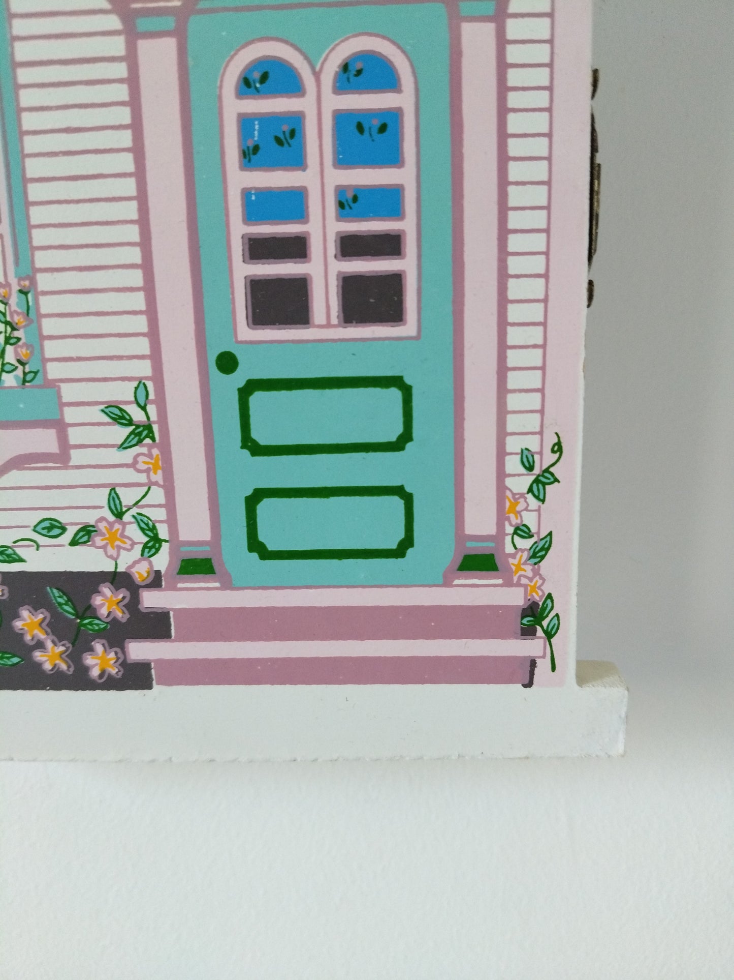Boîte à clés murale en bois