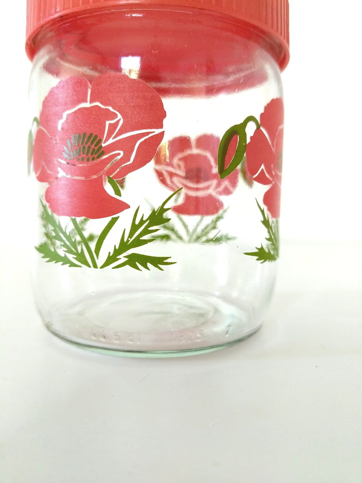 Petit bocal VMC coquelicots