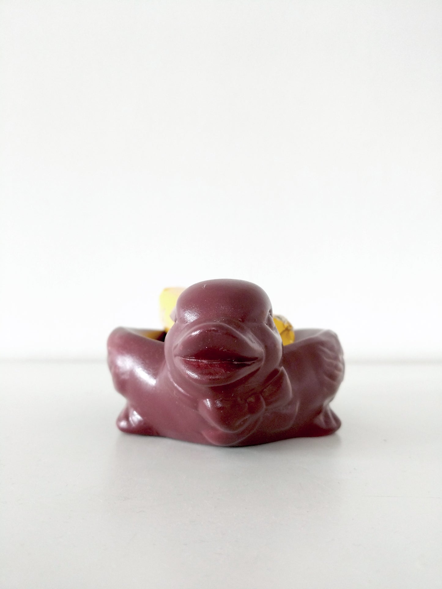 Vide-poches/ porte-savon canard en céramique