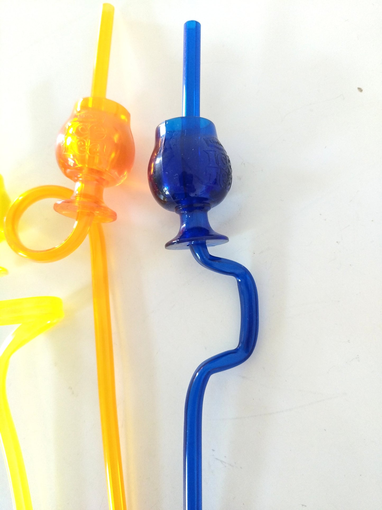 Set de 3 pailles publicitaires Ice Tea (4 sets de 3 pailles disponibles) - cetaitmieuxavant