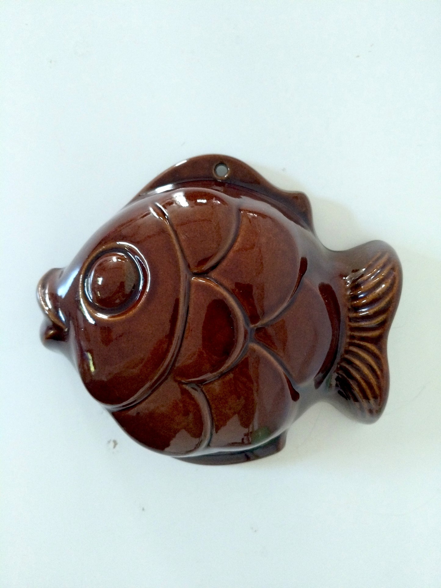 Ancien moule poisson à pudding mural West Germany 982-19