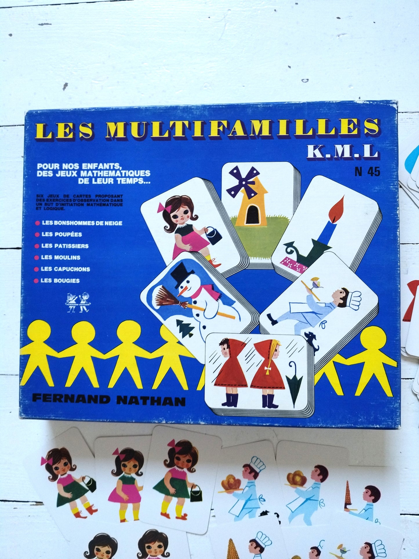 Jeu les multifamilles par Fernand Nathan 70's