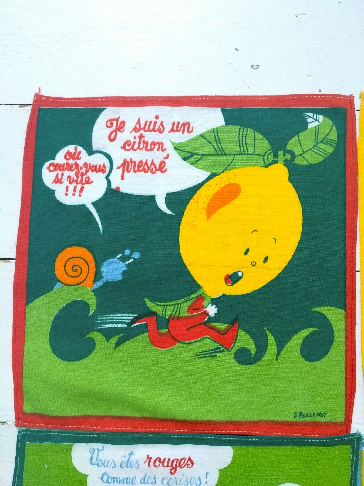 Mouchoir de poche enfants S.Poullenot au choix