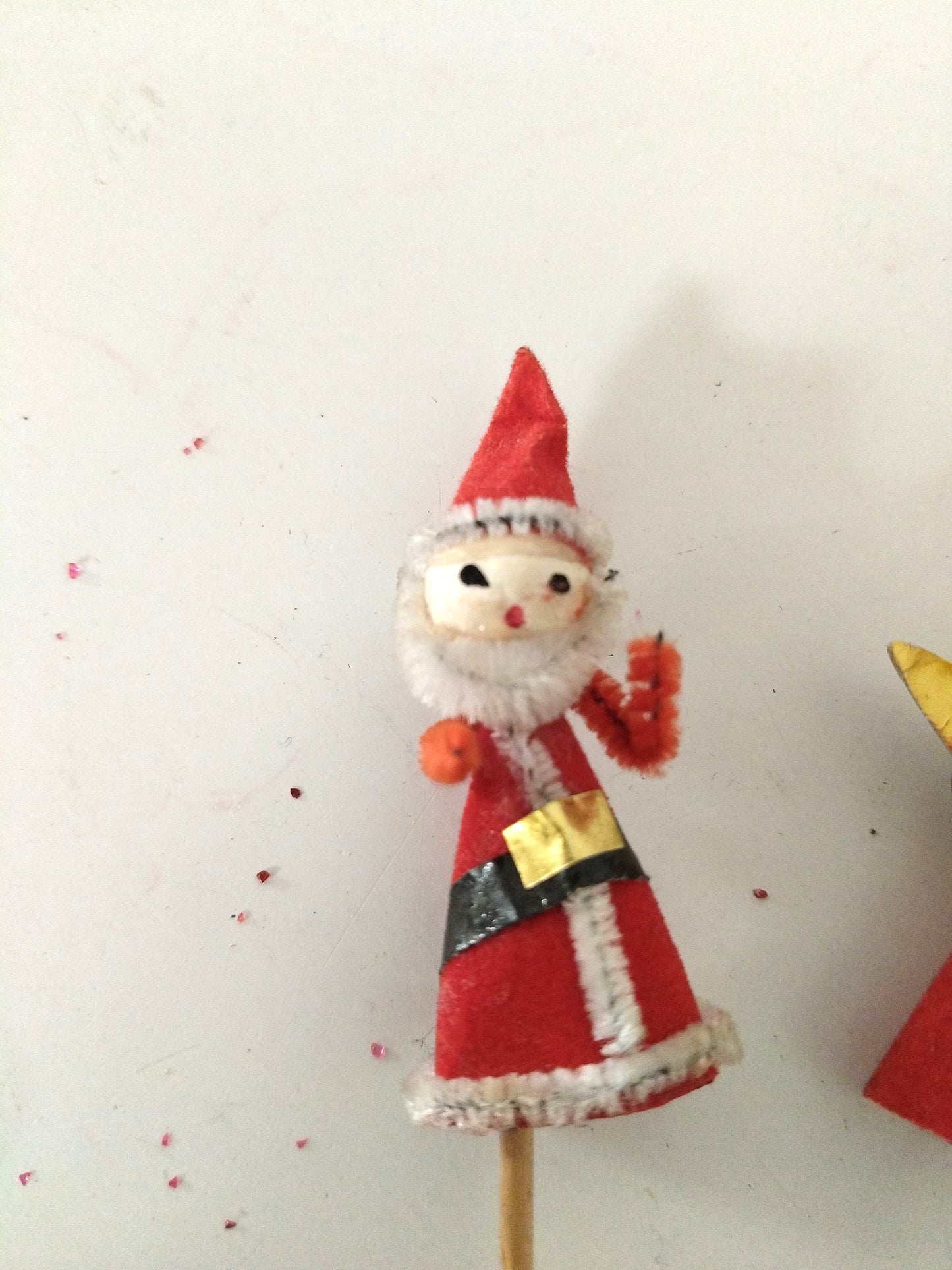 2 anciennes piques décoratives de Noël (4 duos disponibles)