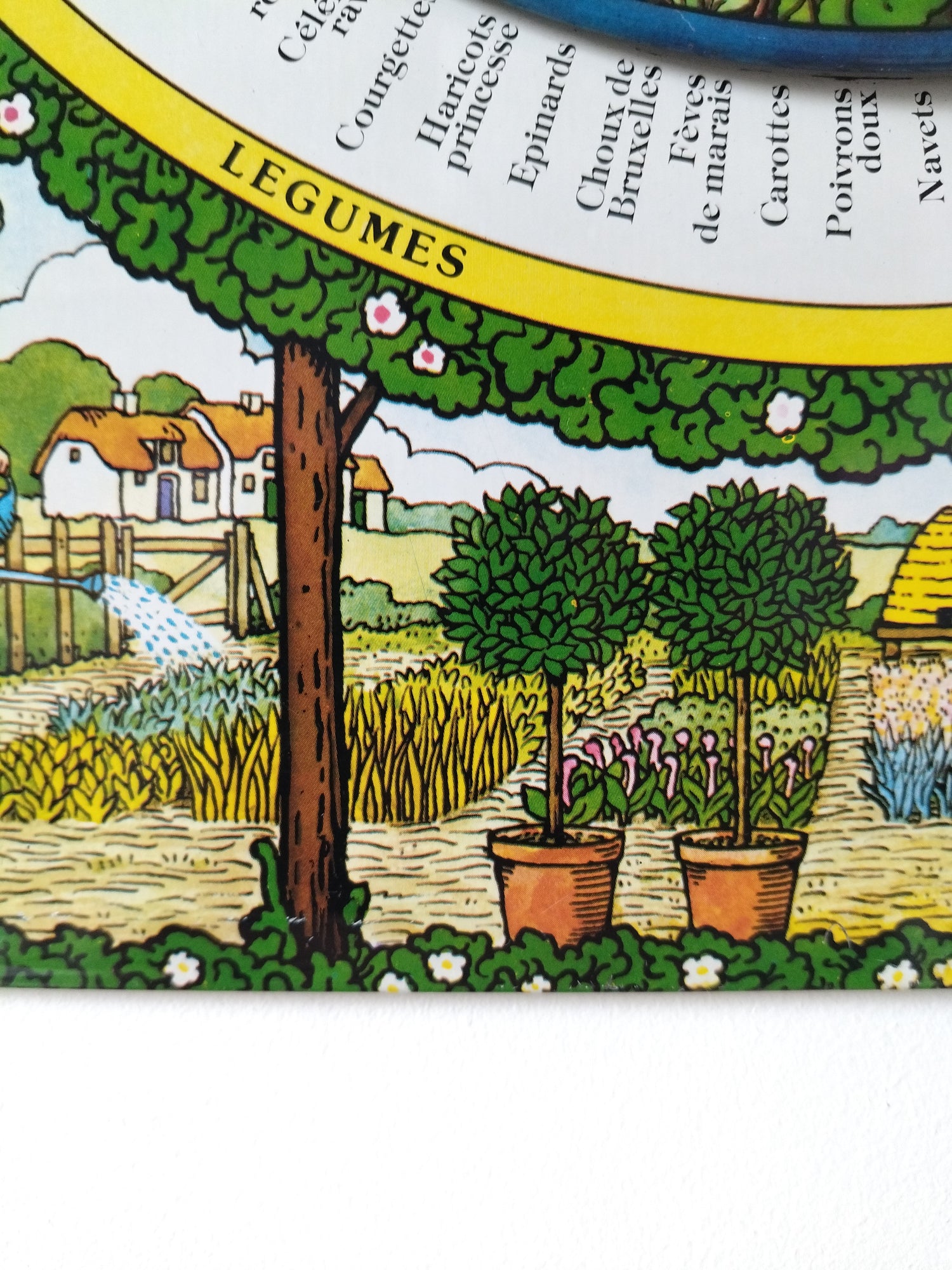 Ancienne plaque murale en tôle guide d'épices pour la bonne cuisine - cetaitmieuxavant