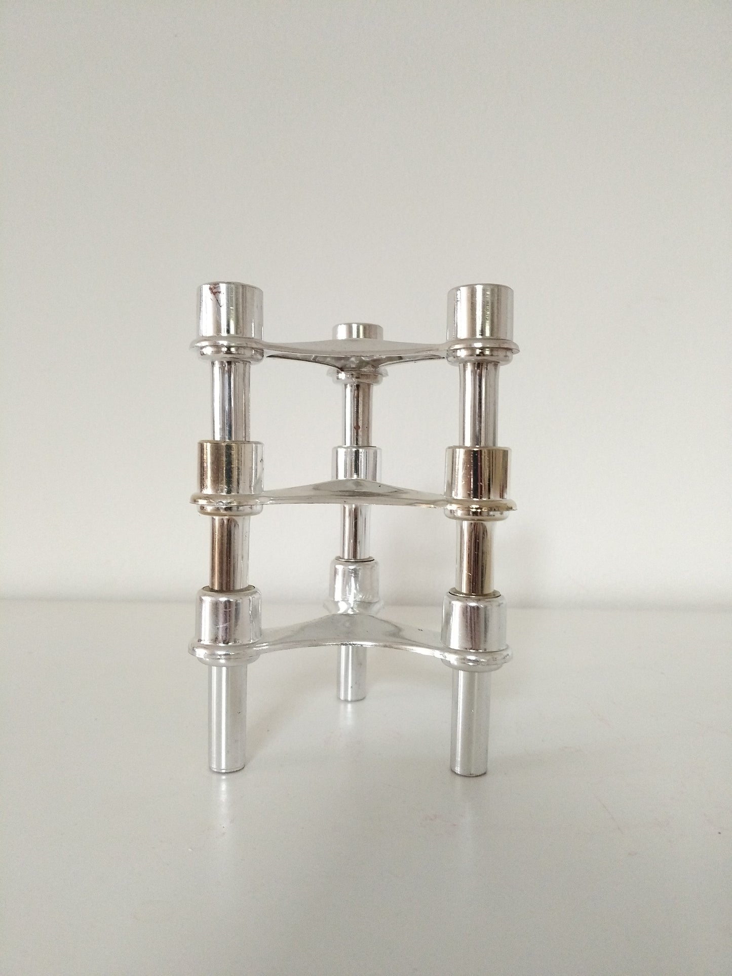 Ensemble de 3 bougeoirs en plastique Seca