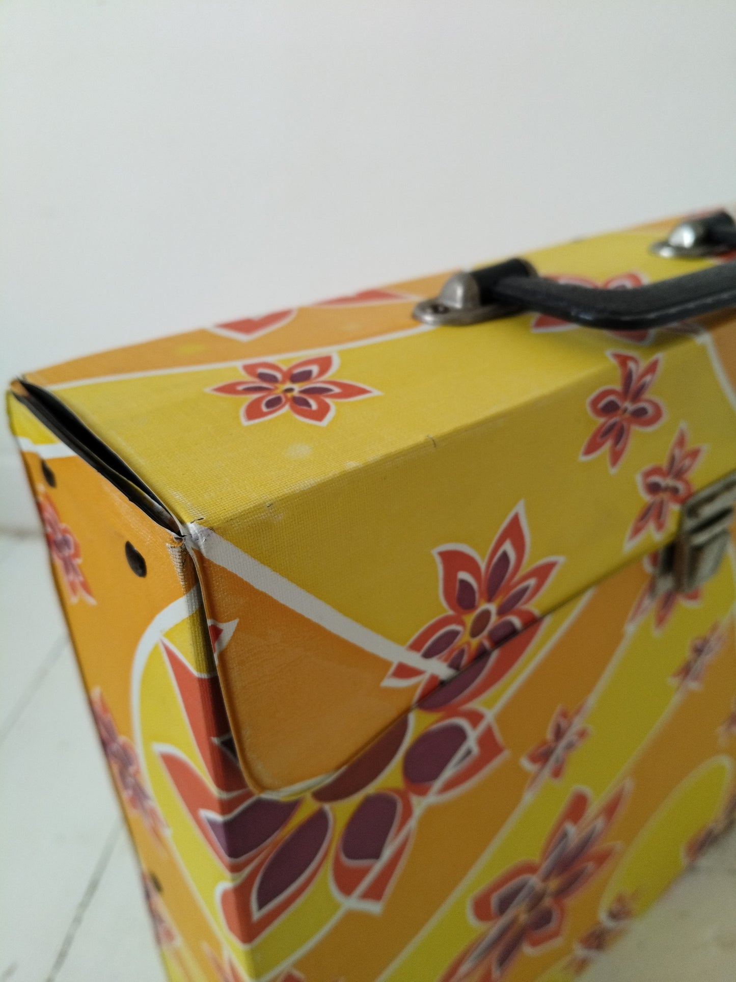 Valisette à vinyles 33T vintage