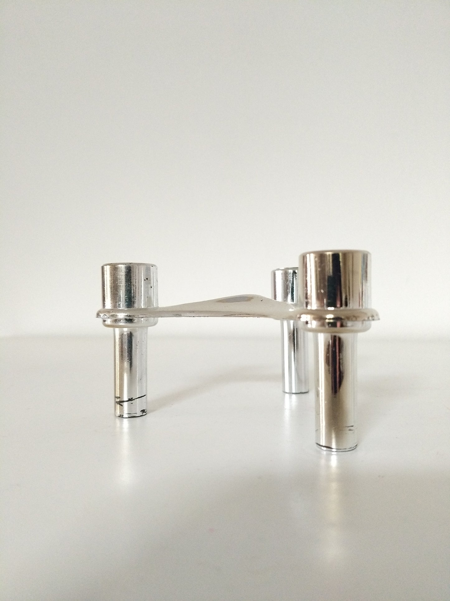 Ensemble de 3 bougeoirs en plastique Seca