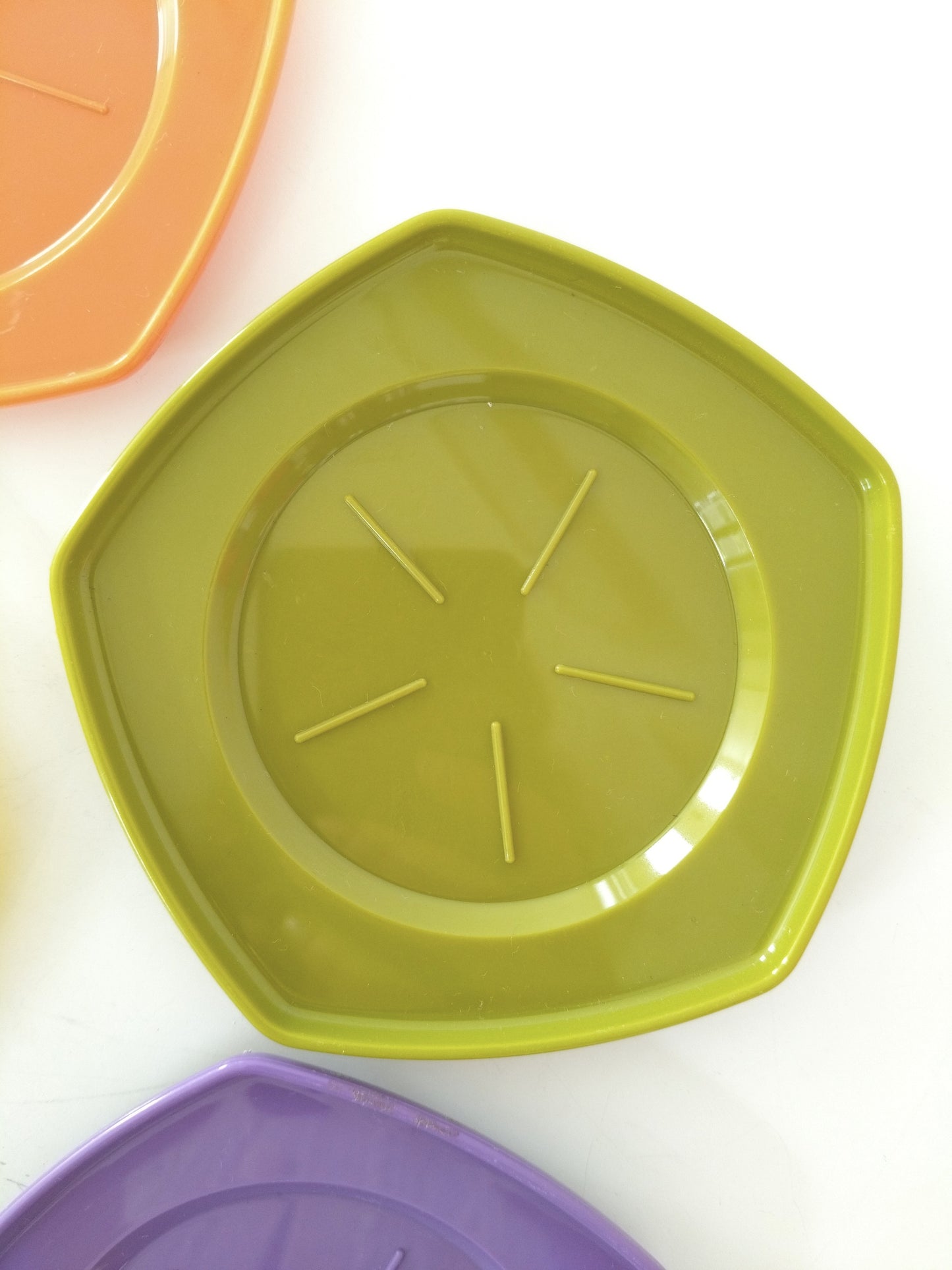 Ensemble de 6 sous-verres en plastique (2 sets disponibles) - cetaitmieuxavant