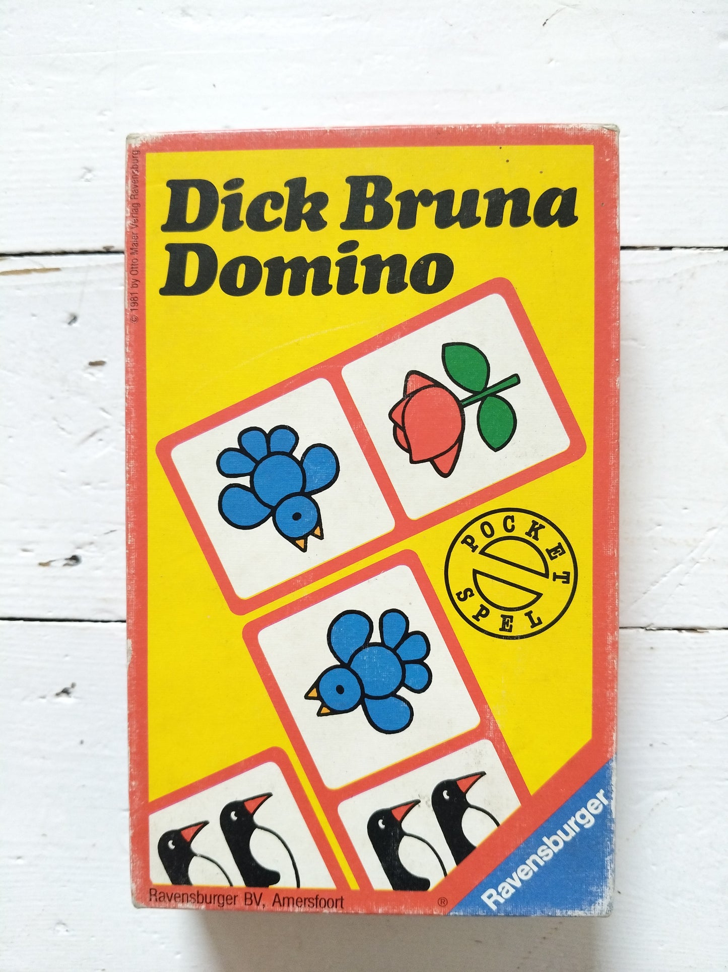 Jeu de dominos Dick Bruna Domino Ravensburger 1981