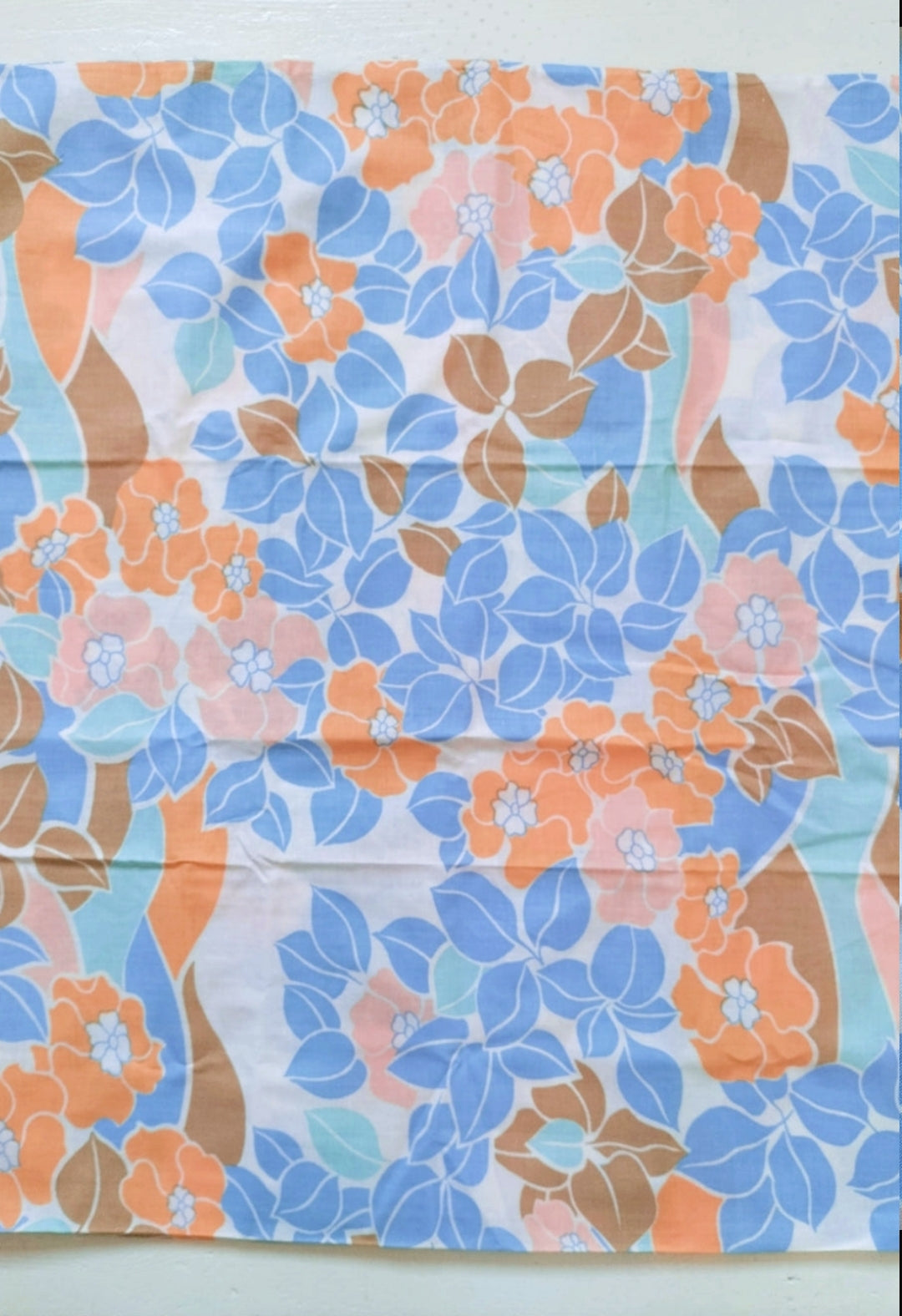 Taie d'oreiller flower power en coton - cetaitmieuxavant