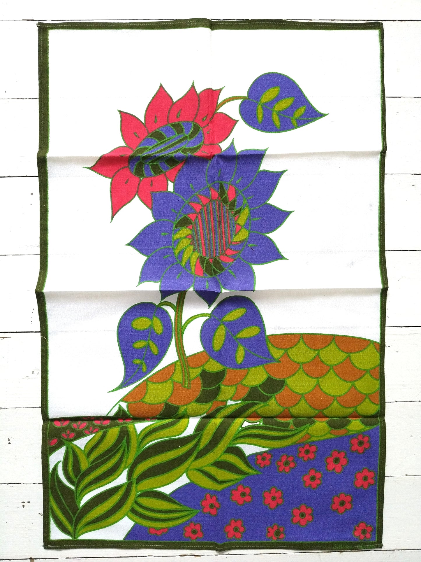 Torchon de cuisine en lin Annie Chazottes