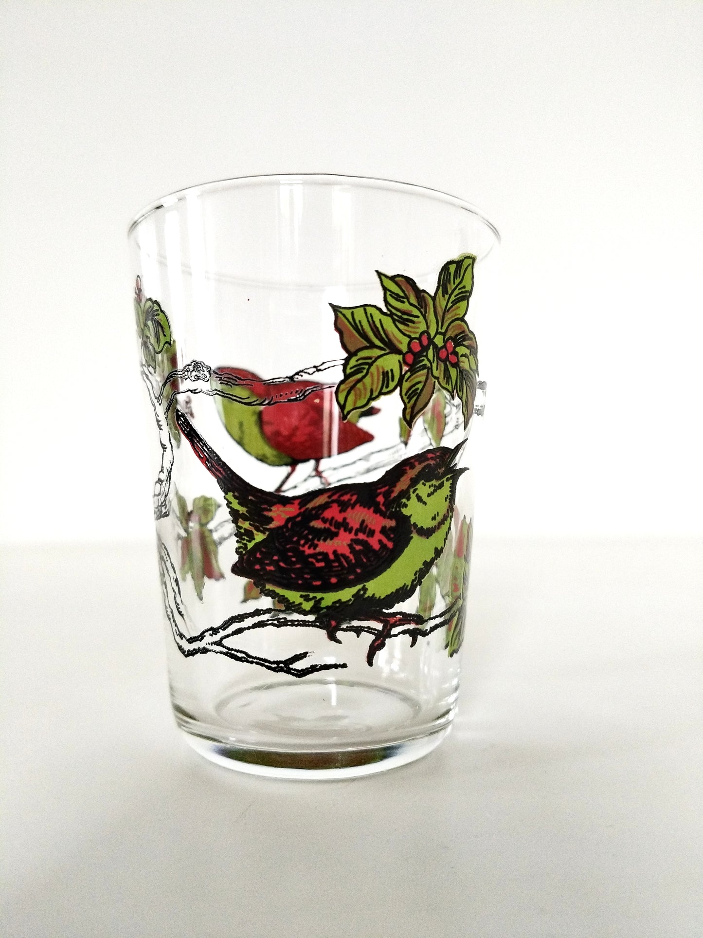 Petits verres à eau décor oiseaux - cetaitmieuxavant