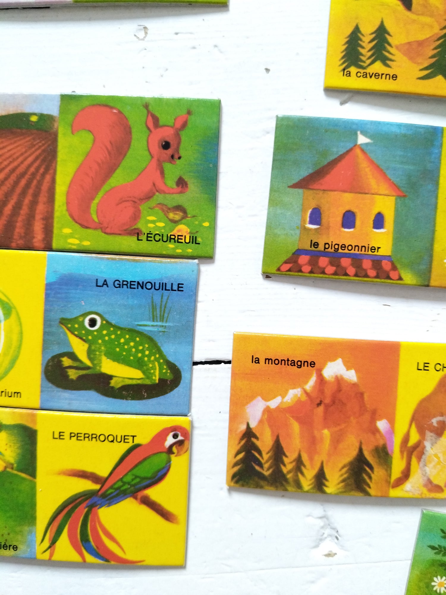 Jeu éducatif dominos logis des animaux par Fernand Nathan 1972 - cetaitmieuxavant