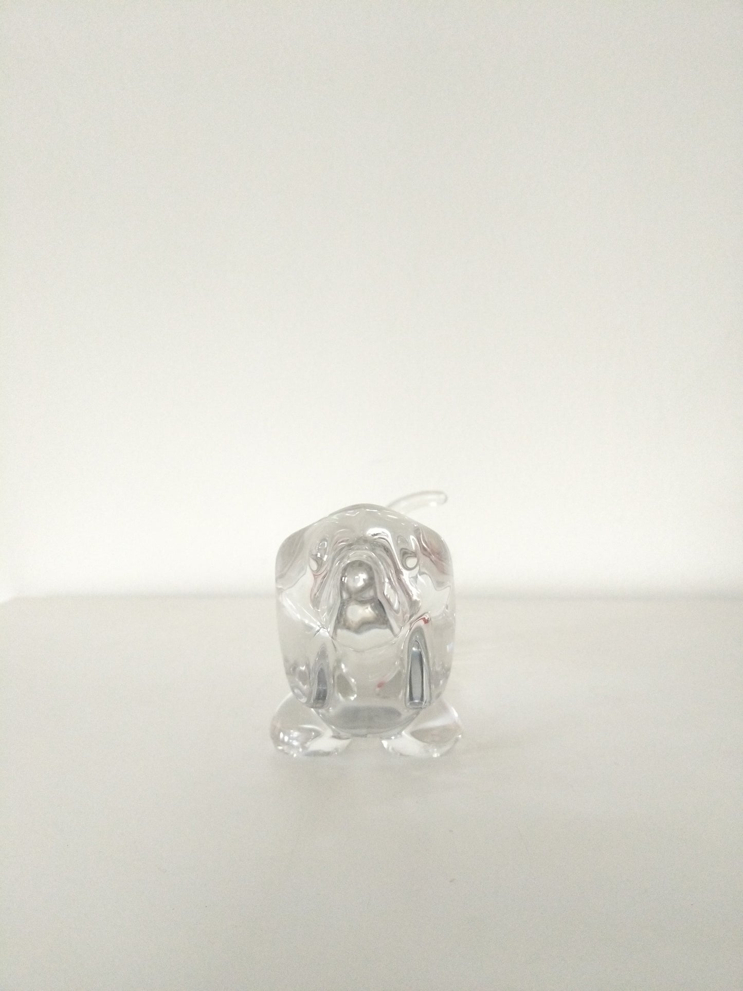 Vide-poches/ porte-bijoux chien saucisse teckel en cristal Art Vannes France - cetaitmieuxavant