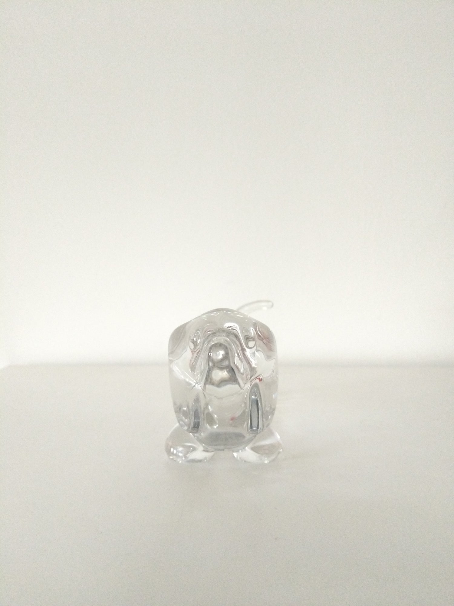Vide-poches/ porte-bijoux chien saucisse teckel en cristal Art Vannes France - cetaitmieuxavant