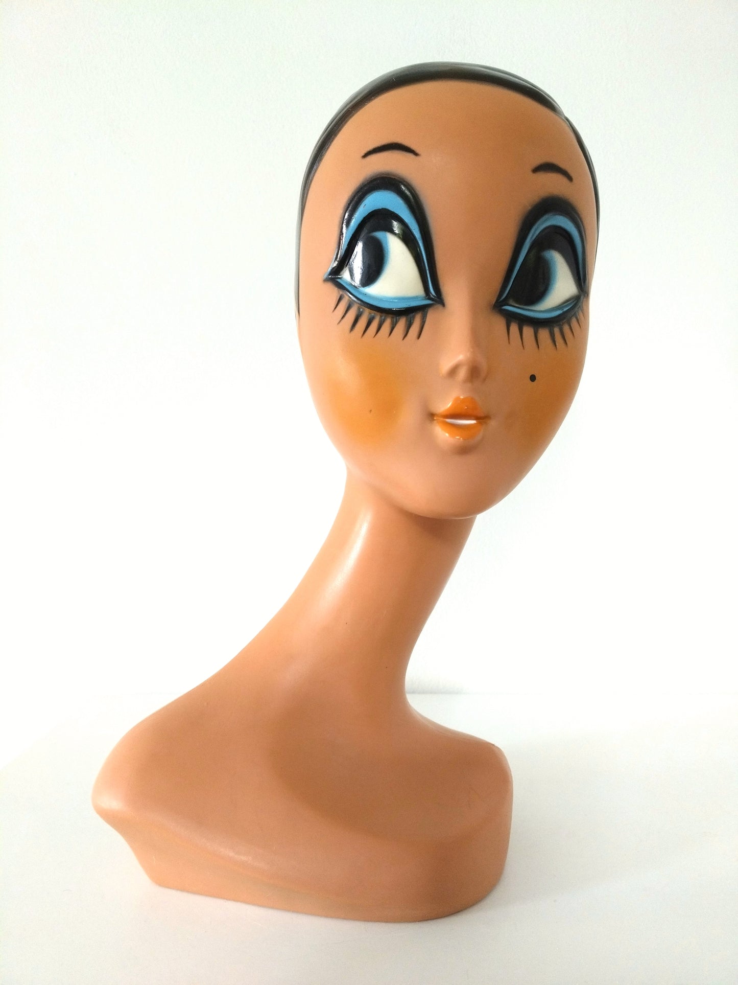 Tête à chapeau Twiggy Huard 1971