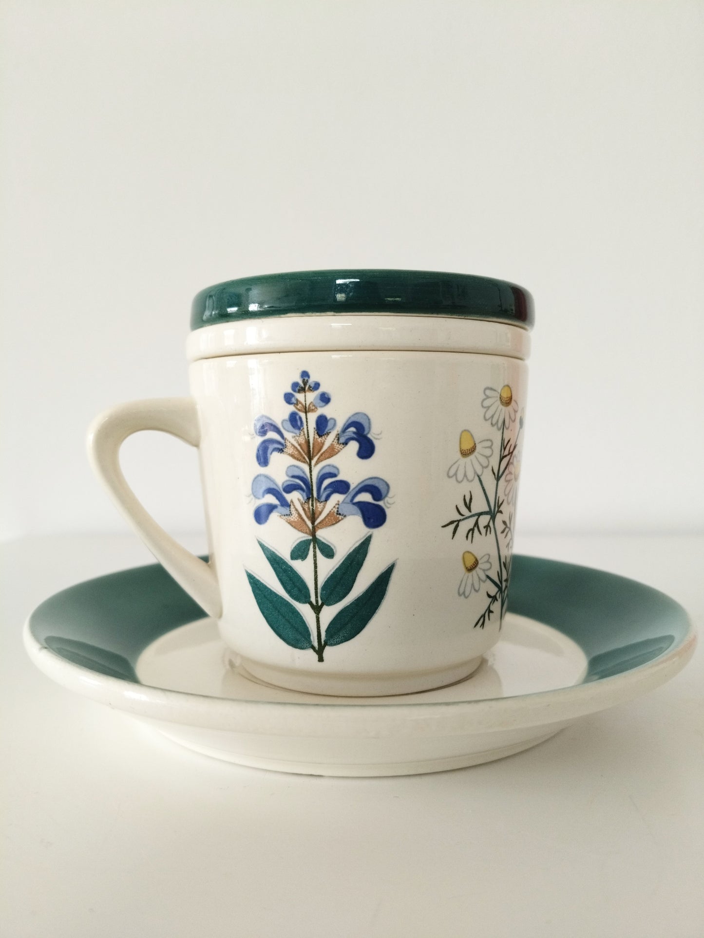 Tisanière en porcelaine Waechtersbach West Germany - cetaitmieuxavant