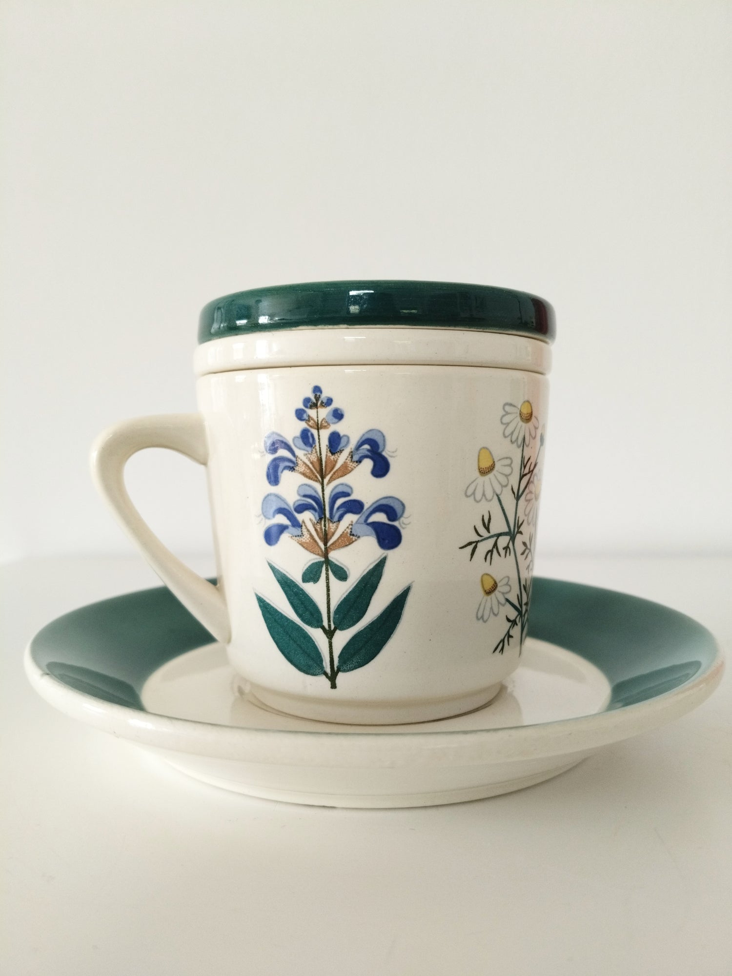 Tisanière en porcelaine Waechtersbach West Germany - cetaitmieuxavant