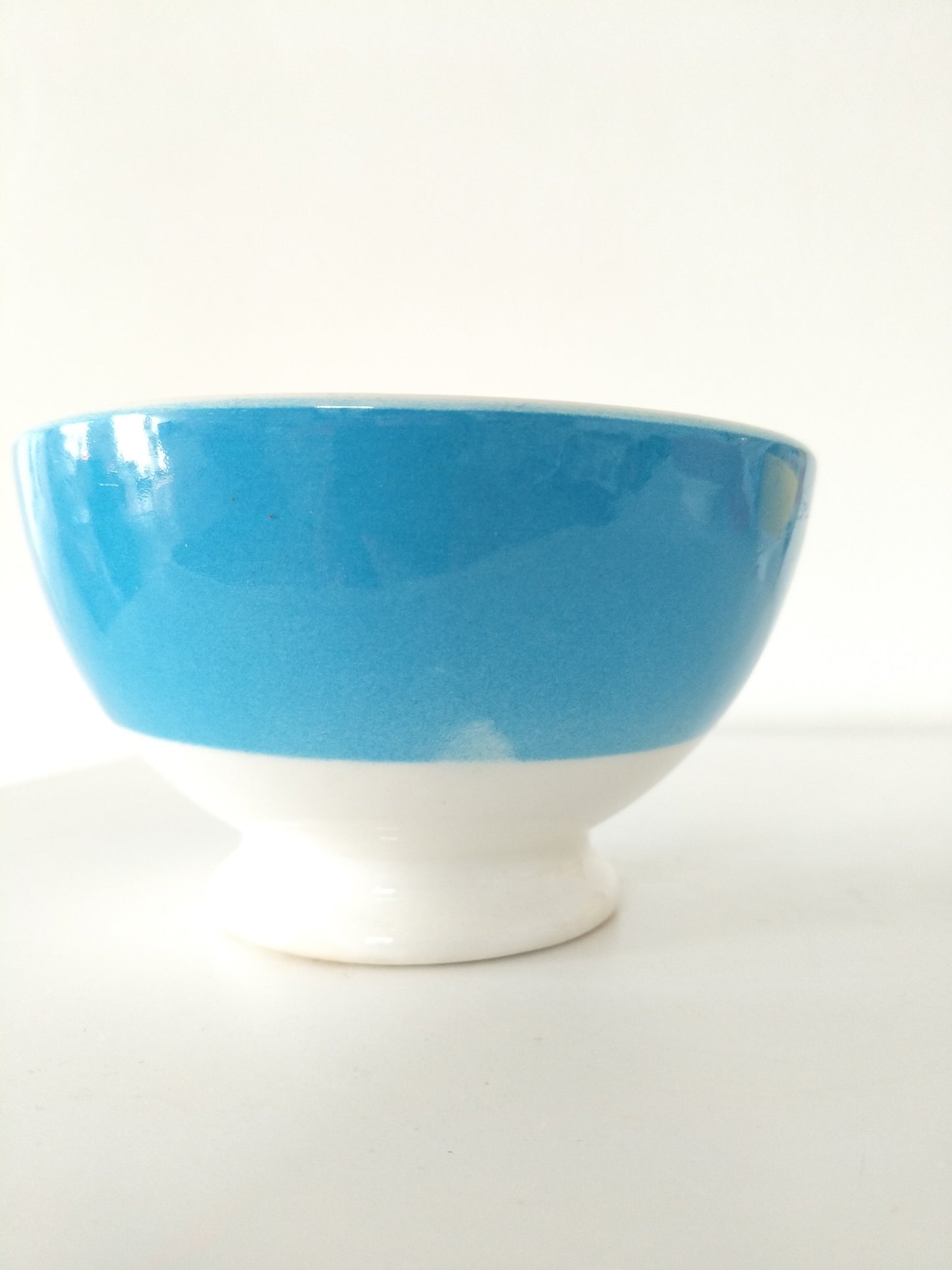 Ensemble de 3 bols anciens en porcelaine Boch la Louvière