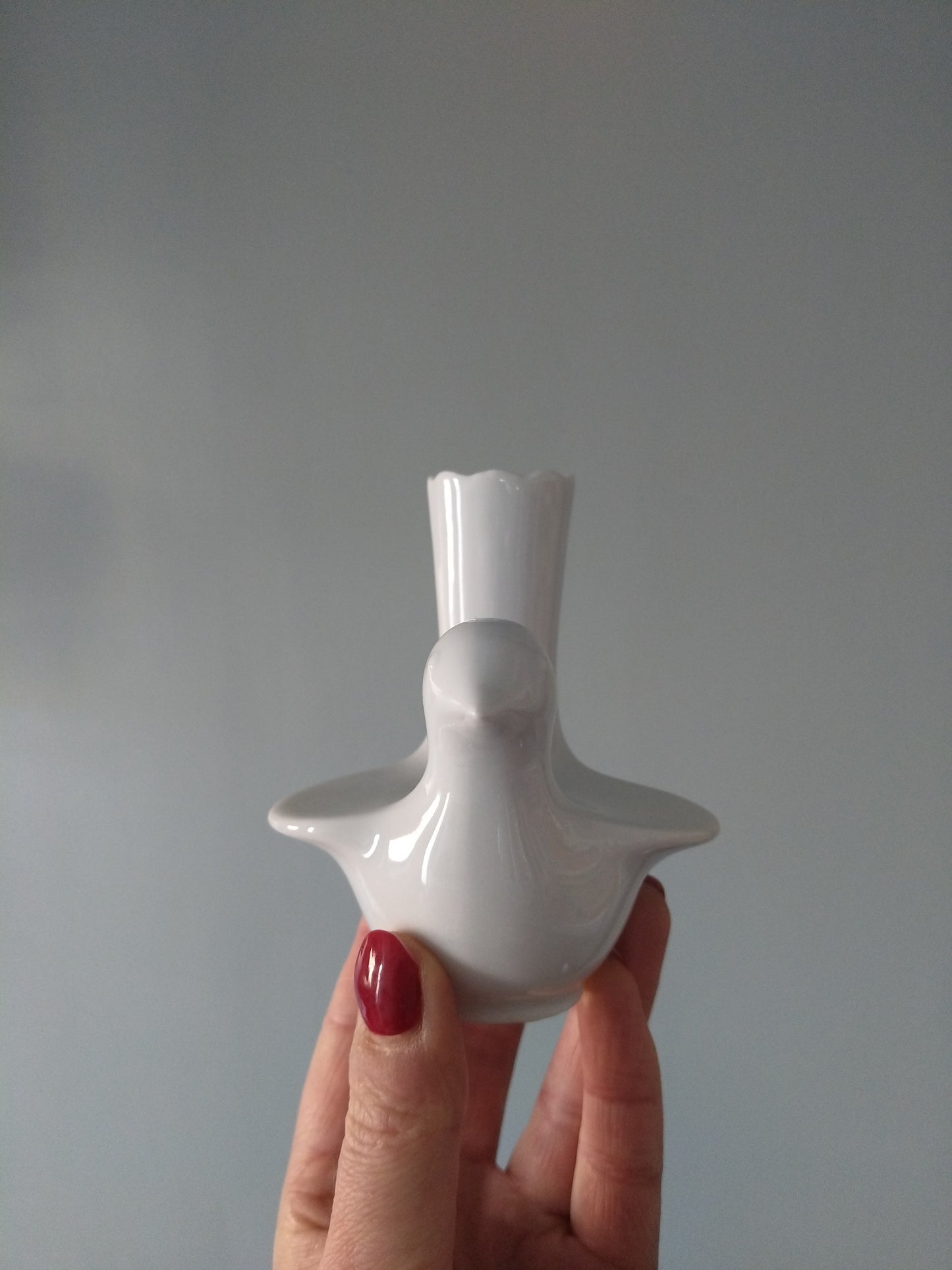 Soliflore/ petit vase colombe en porcelaine Bareuther Bavaria - cetaitmieuxavant