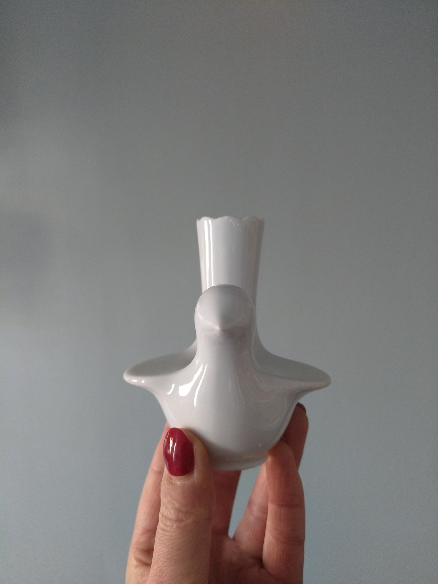 Soliflore/ petit vase colombe en porcelaine Bareuther Bavaria - cetaitmieuxavant