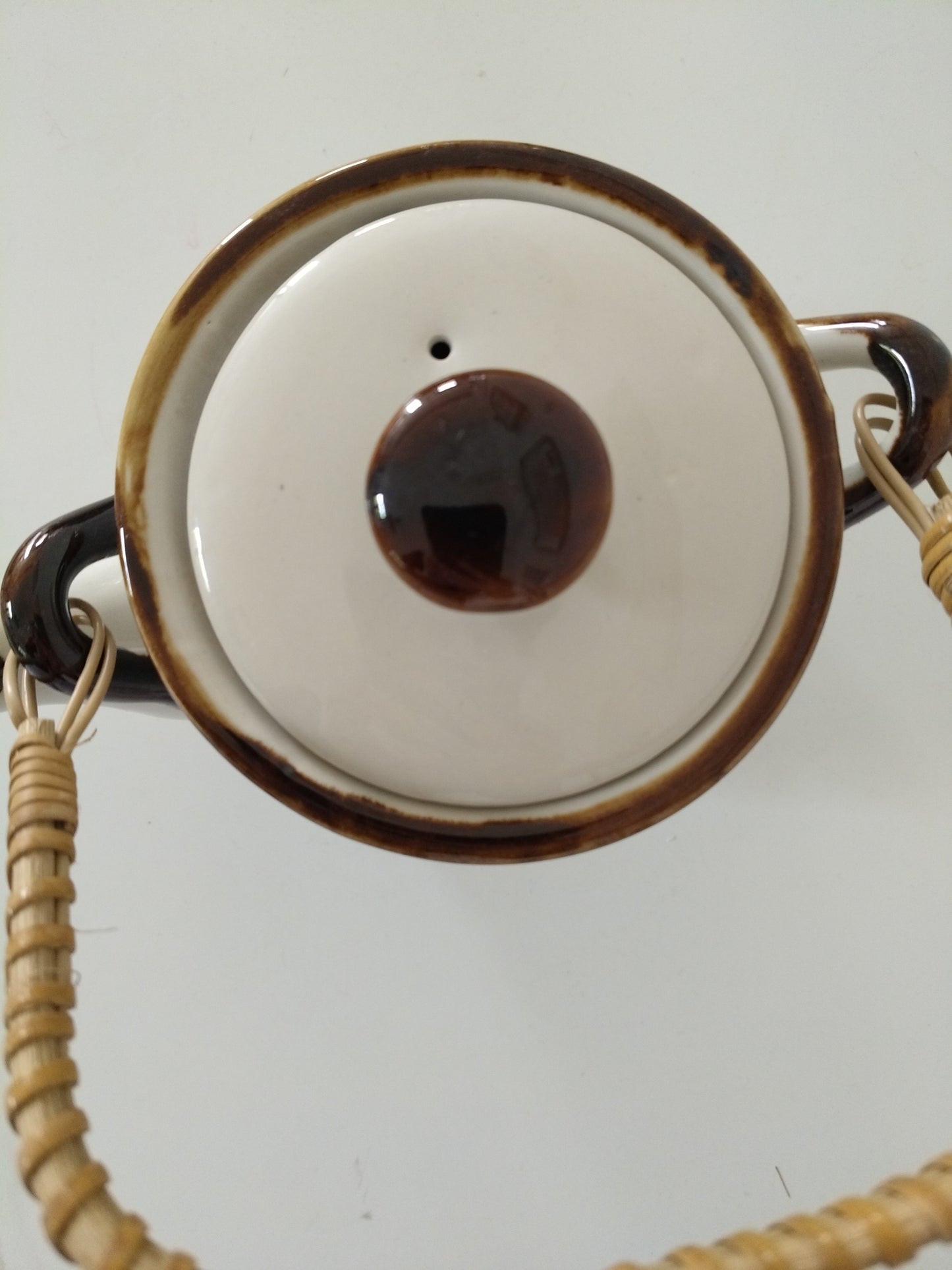 Théière ou ensemble sucrier + crémier en grès au choix