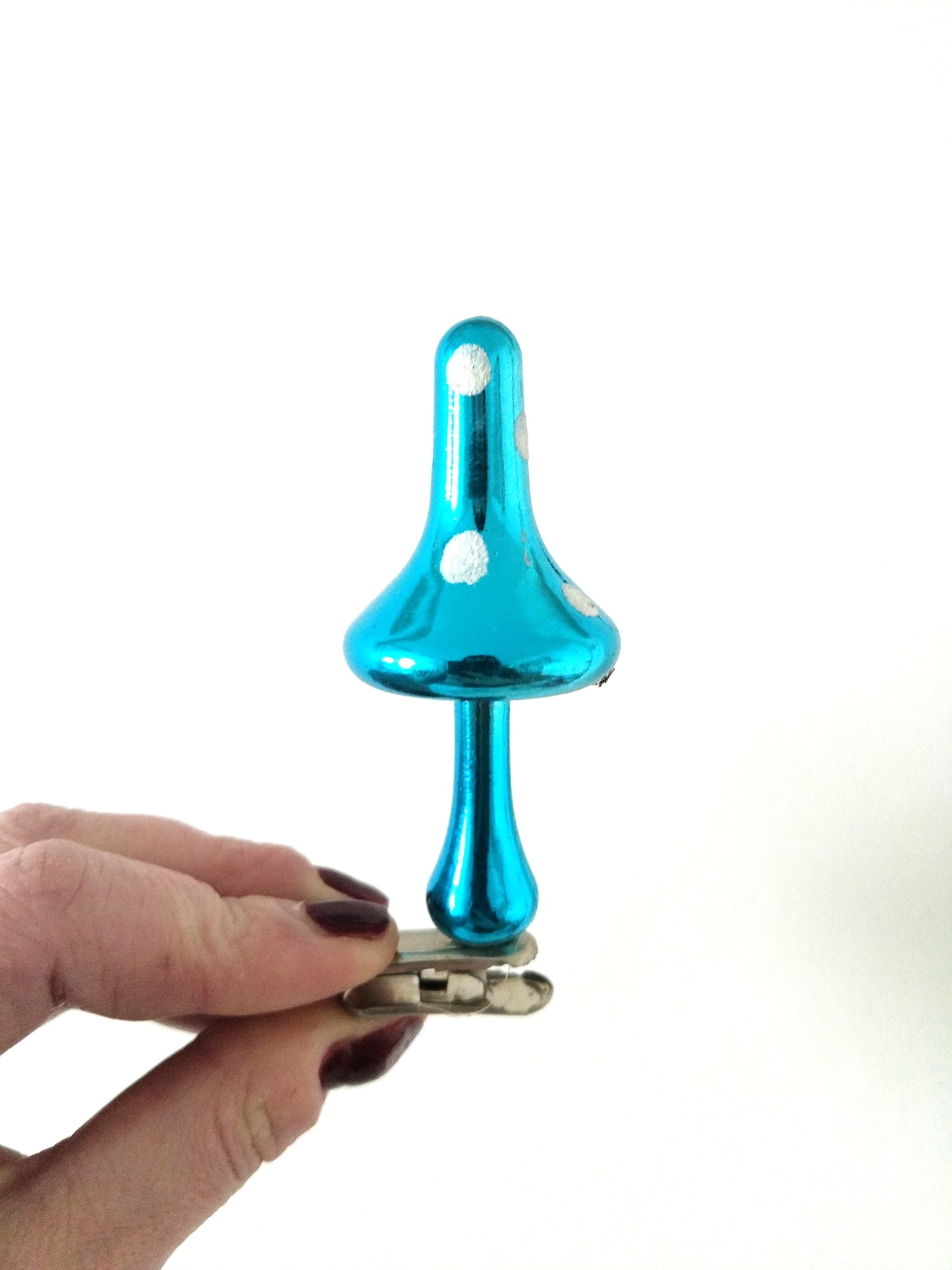 Ensemble de 5 champignons de Noël à pinces