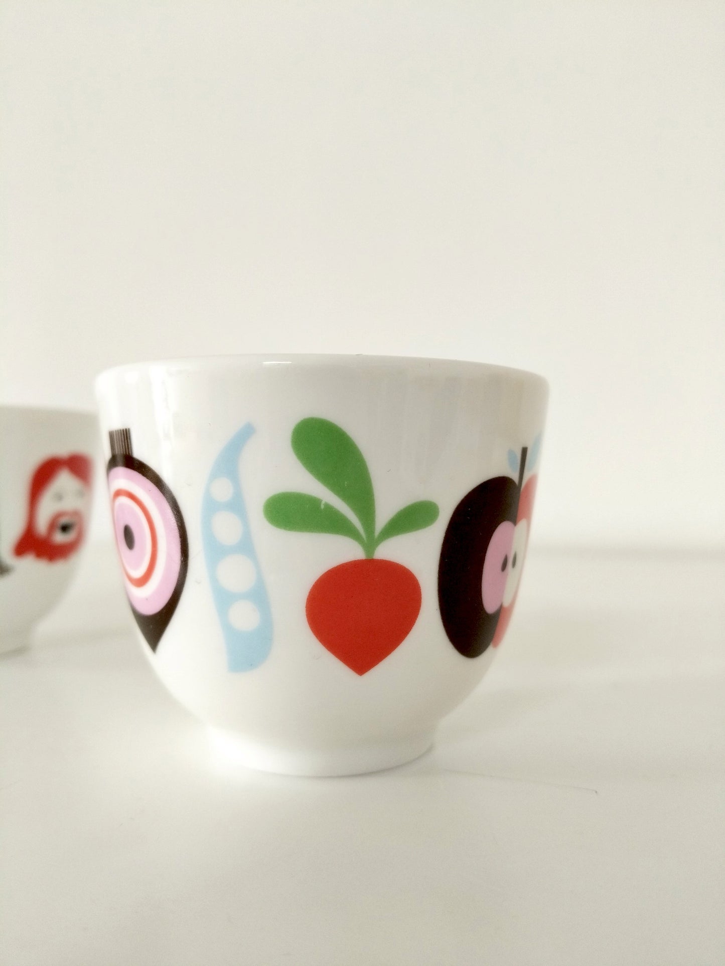 Ensemble de 2 mini cache-pots/ tasses à espresso par Sandra Isaksson pour Isak Suède 2010