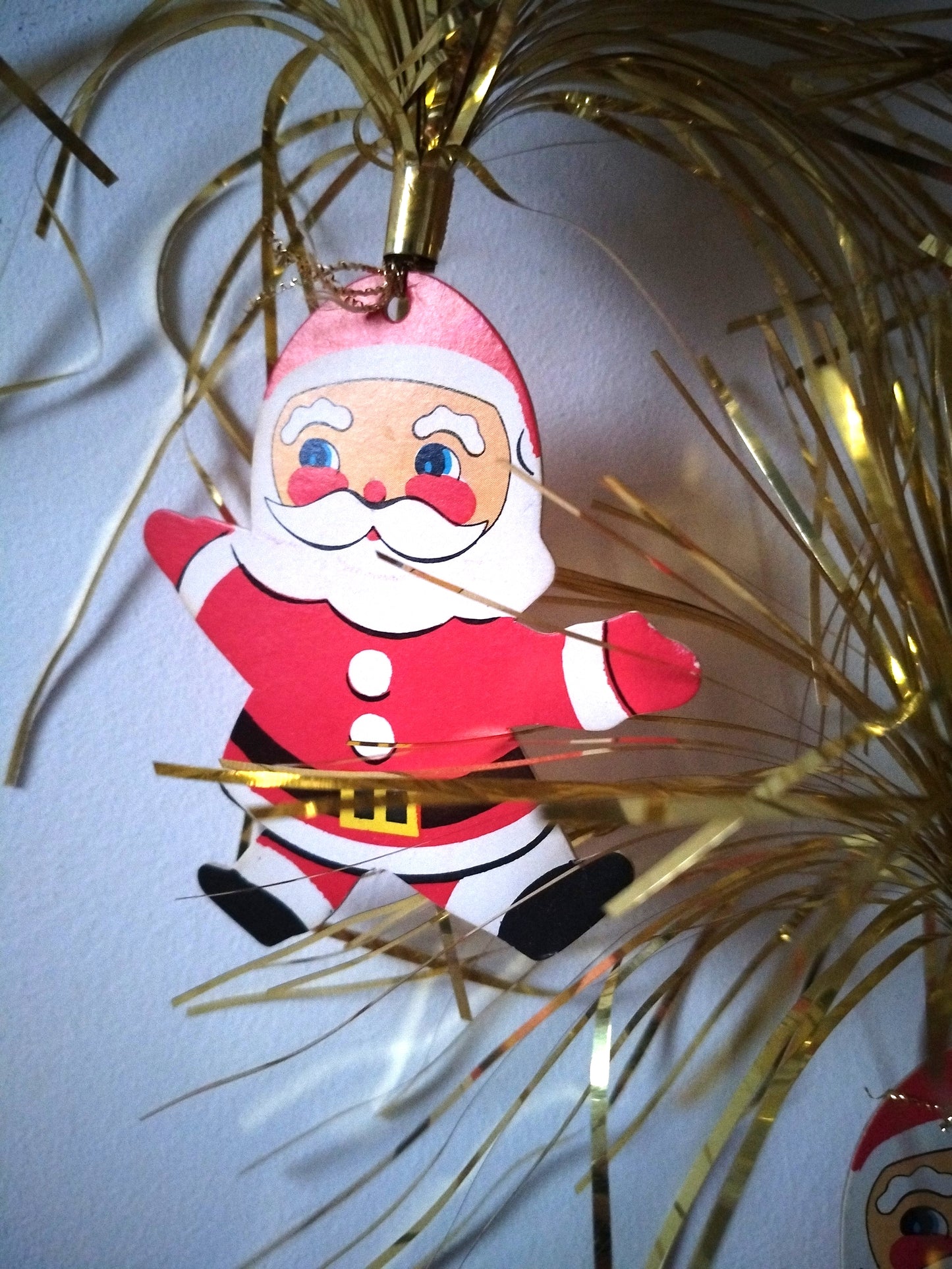 Mobile de Noël cartonné vintage