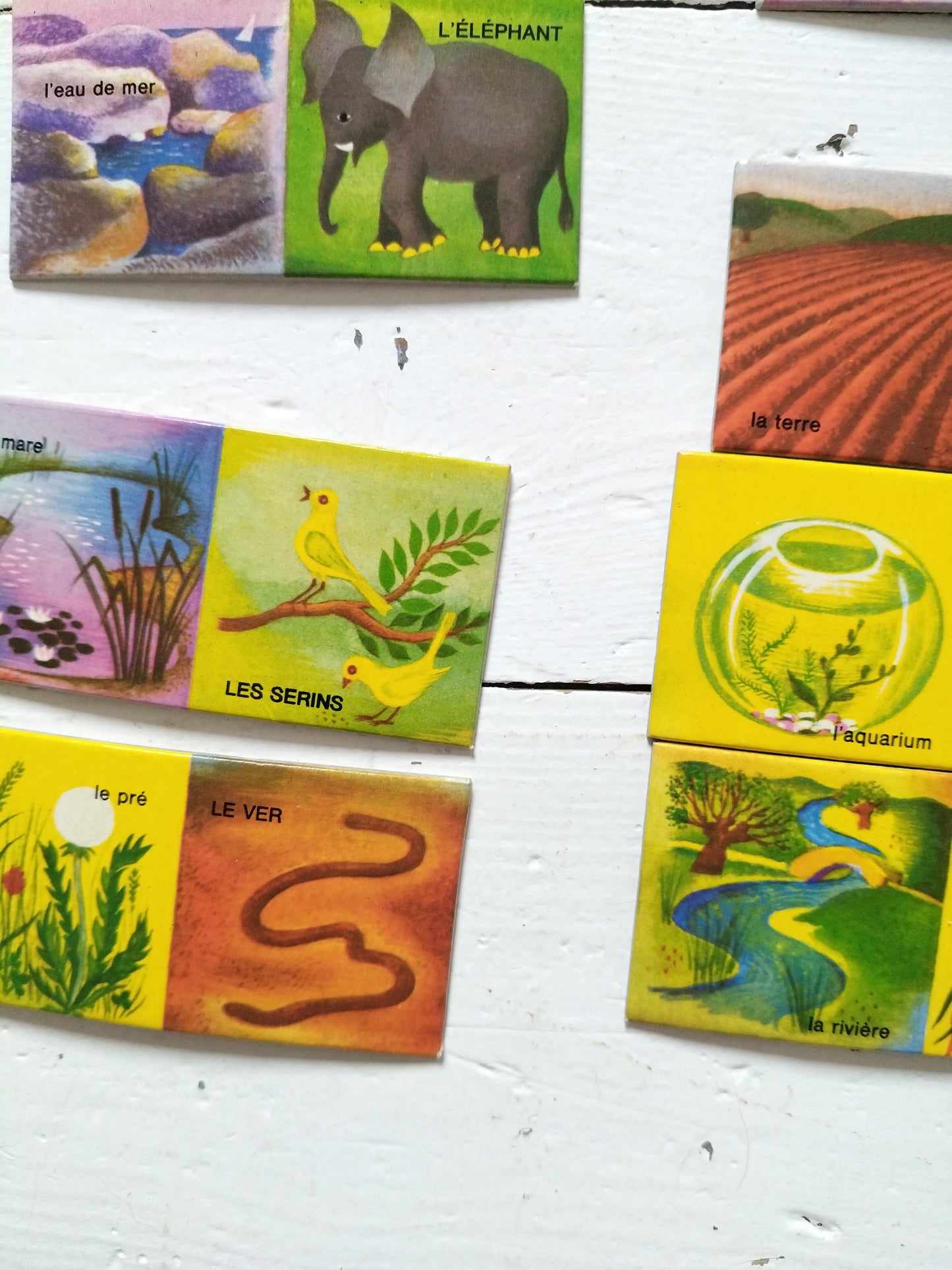 Jeu éducatif dominos logis des animaux par Fernand Nathan 1972 - cetaitmieuxavant