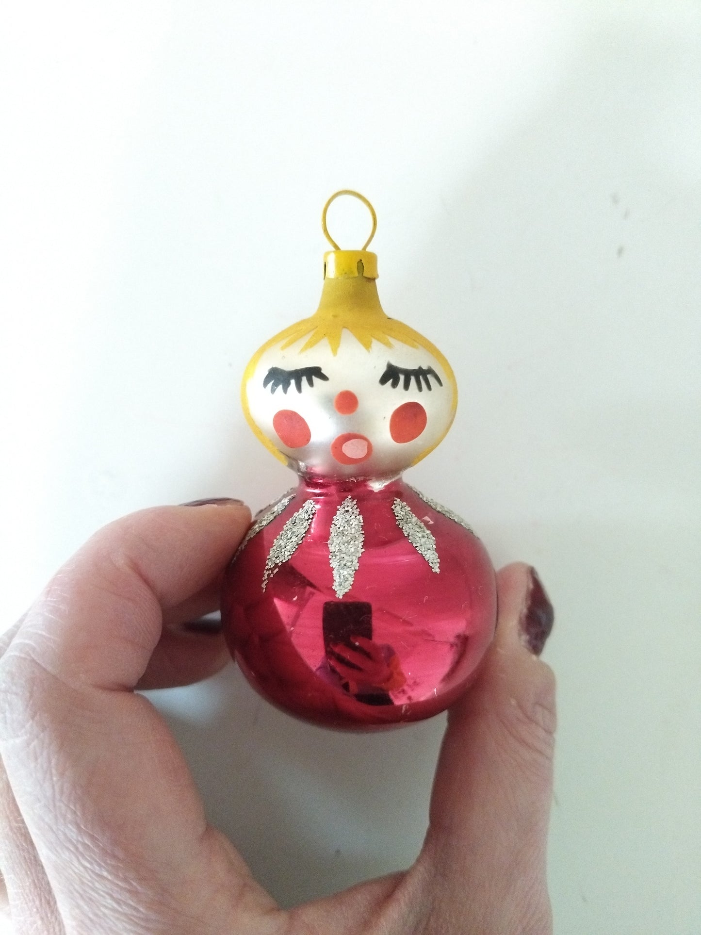 Ancienne boule de Noël en verre au choix