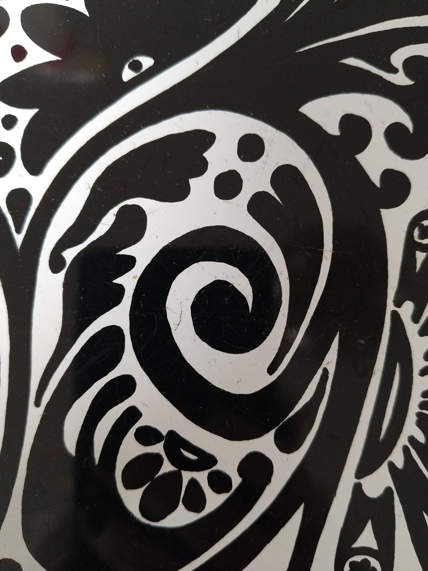 Plateau rond métallique Worcester Ware England