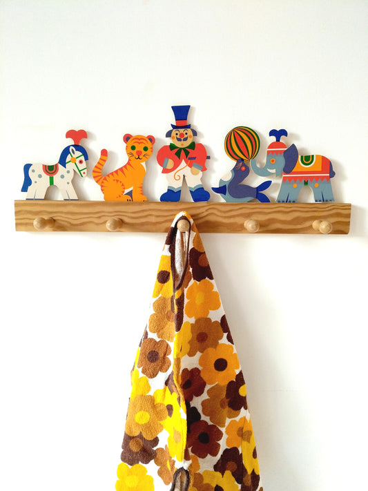 Porte-manteau en bois Ralf Heller West Germany - cetaitmieuxavant