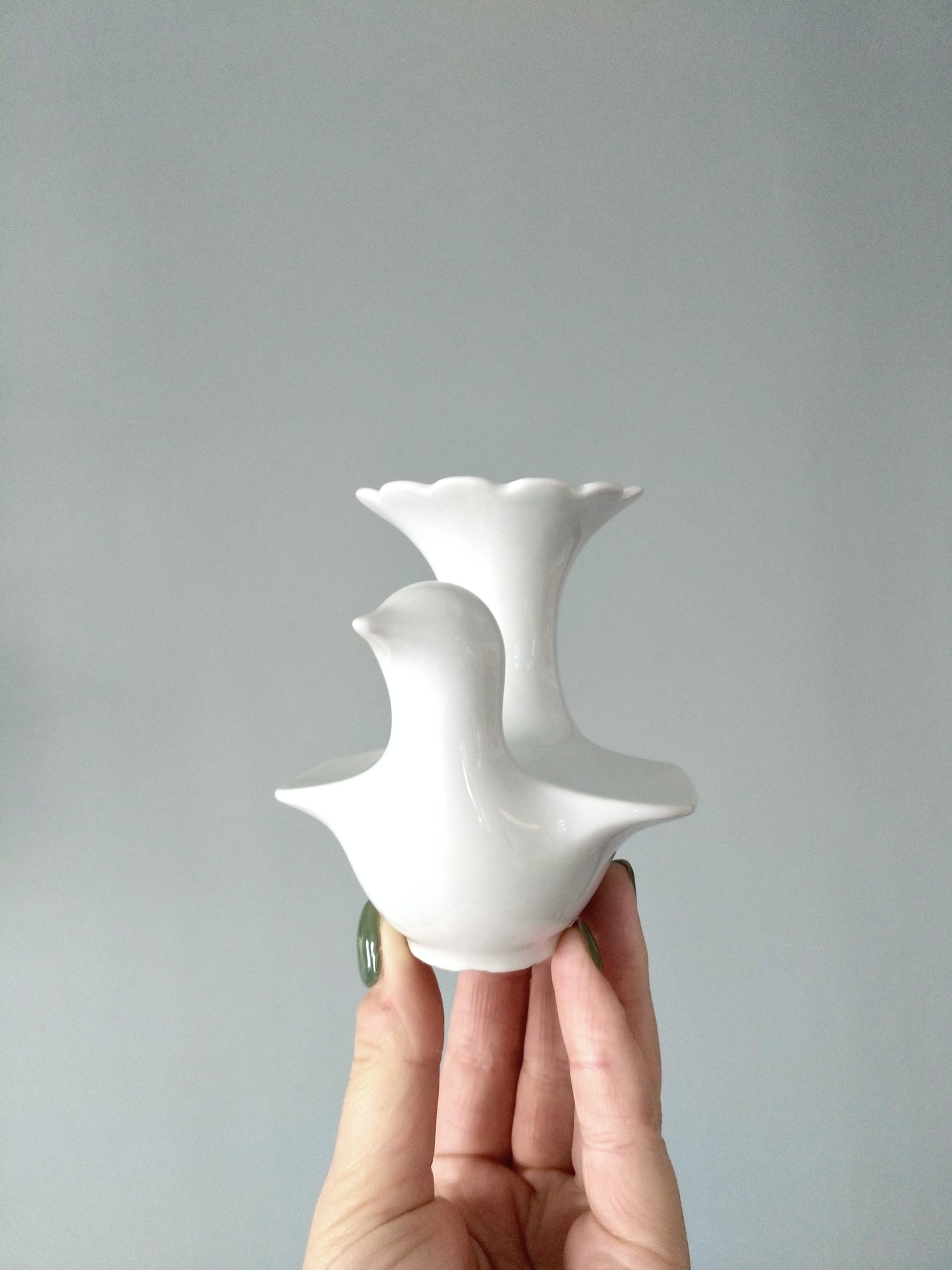 Soliflore/ petit vase colombe en porcelaine Bareuther Bavaria