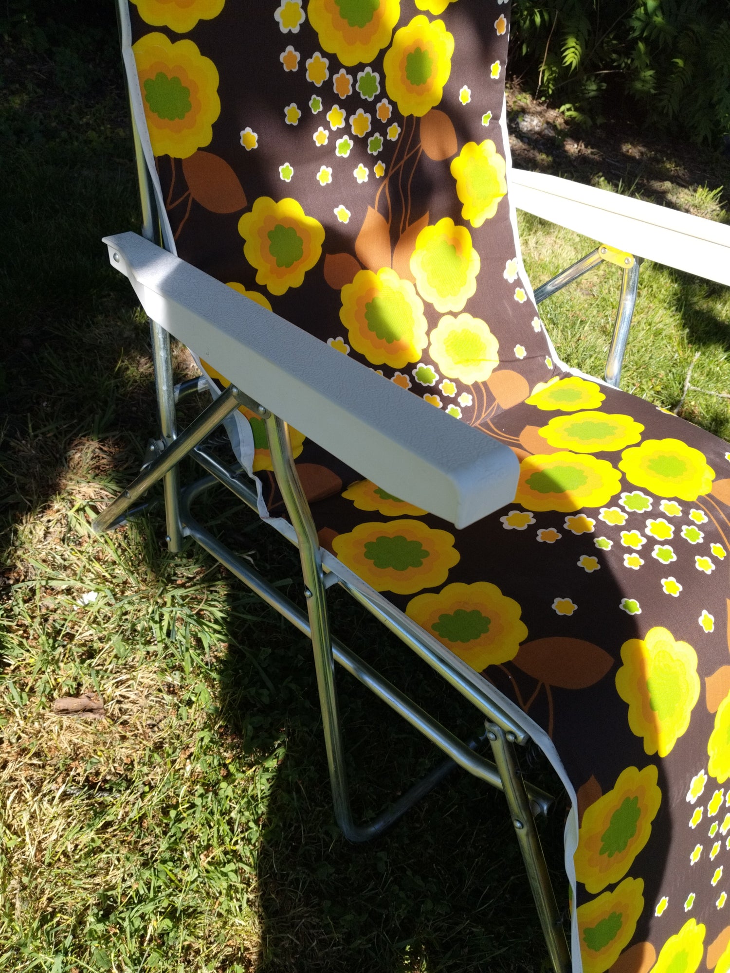 Chaise longue/ relax Ricco flower power - cetaitmieuxavant