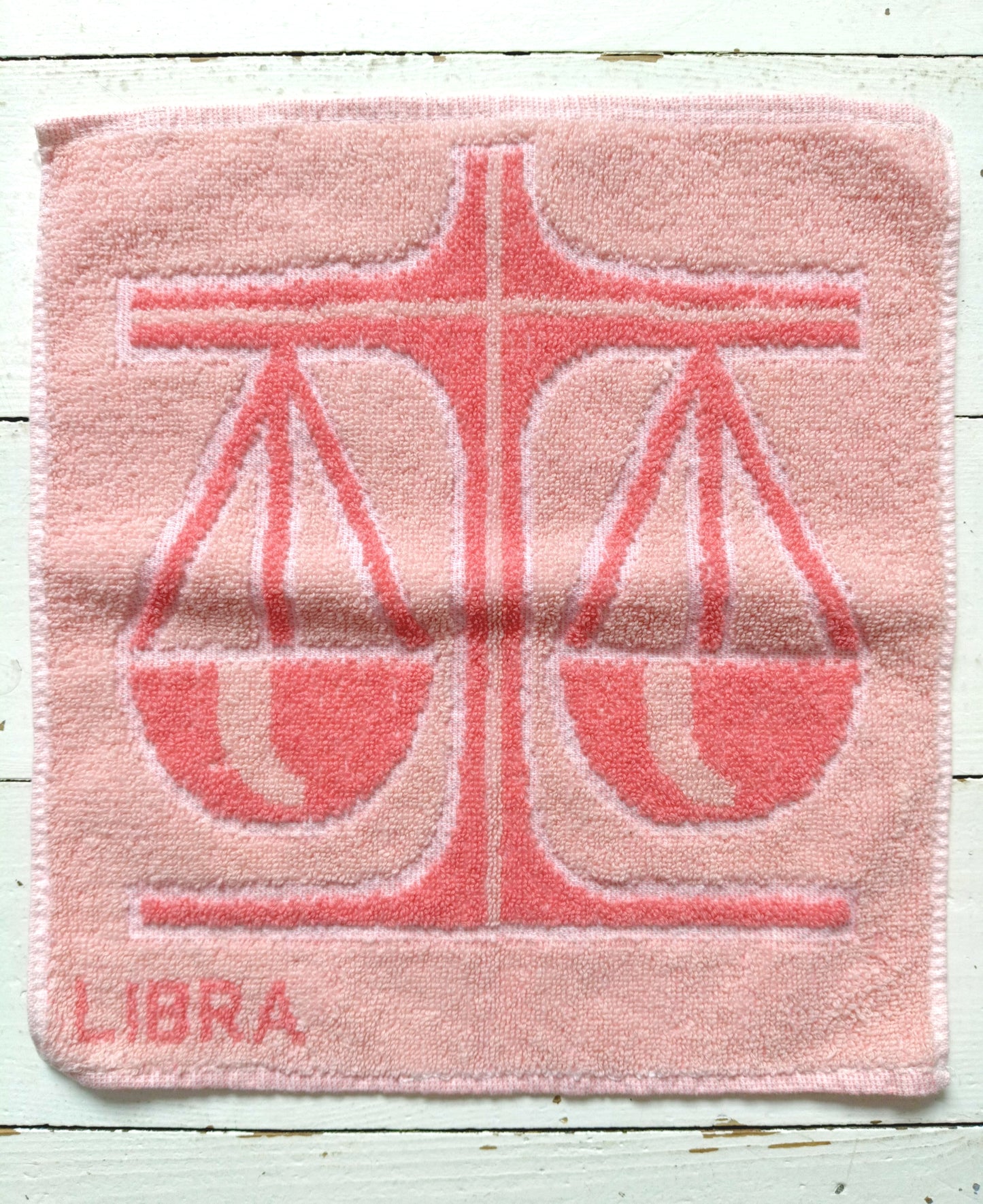 Petit essuie-mains Carine signe astro Libra Balance - cetaitmieuxavant