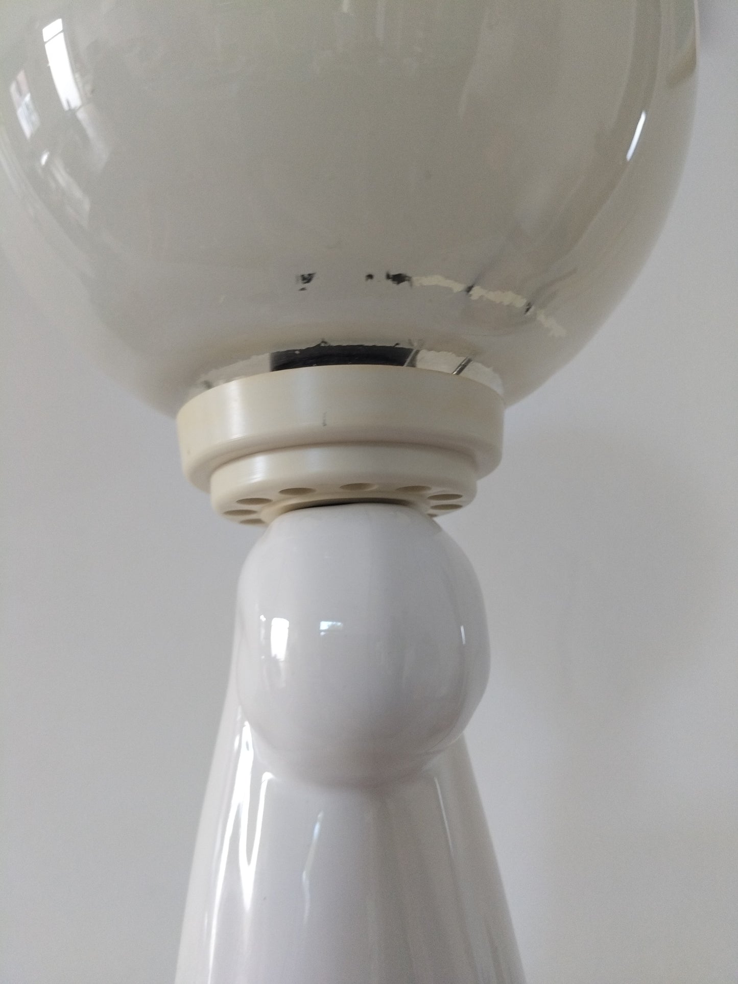 Grande lampe éléphant vintage  en céramique