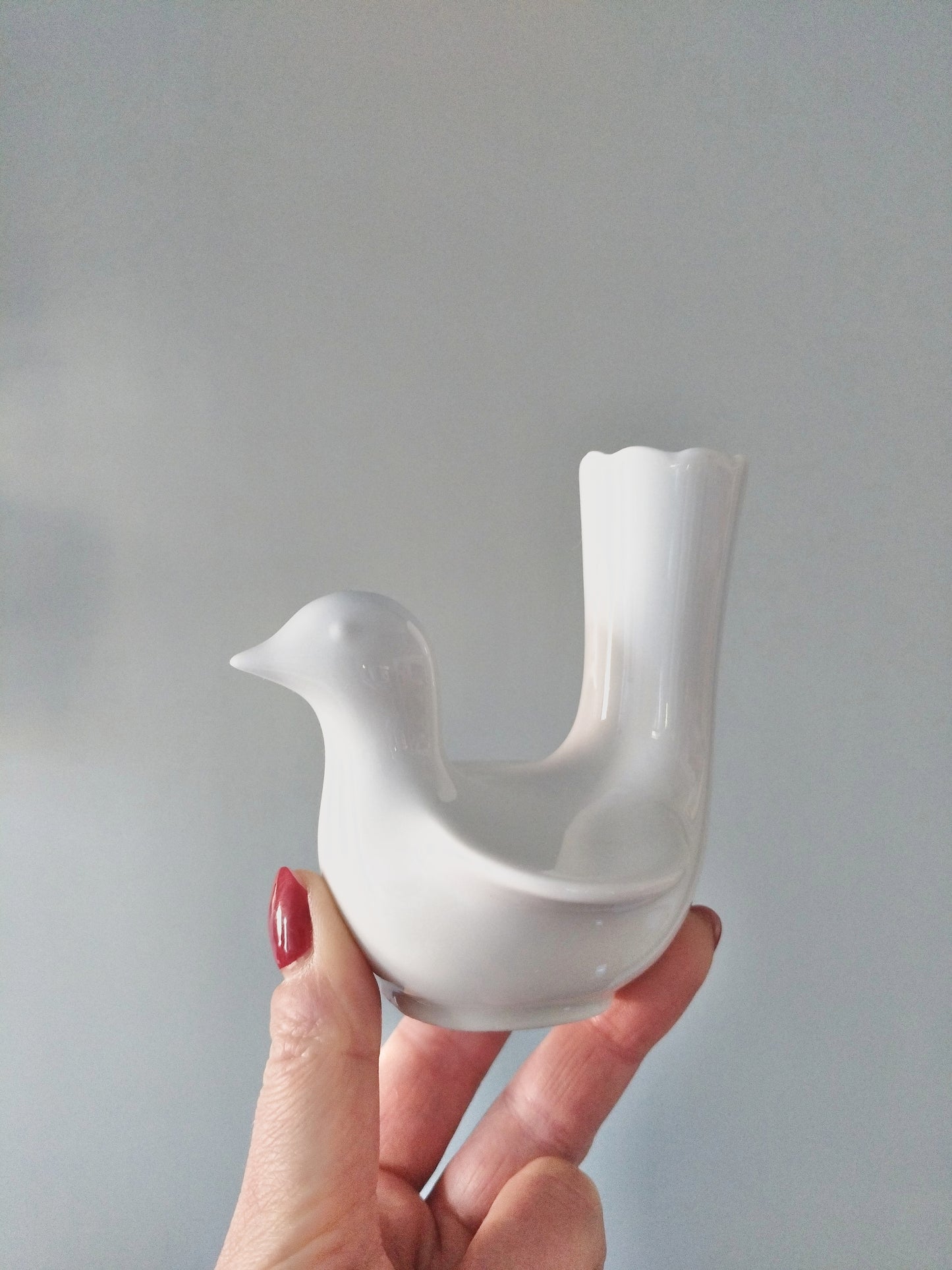 Soliflore/ petit vase colombe en porcelaine Bareuther Bavaria - cetaitmieuxavant