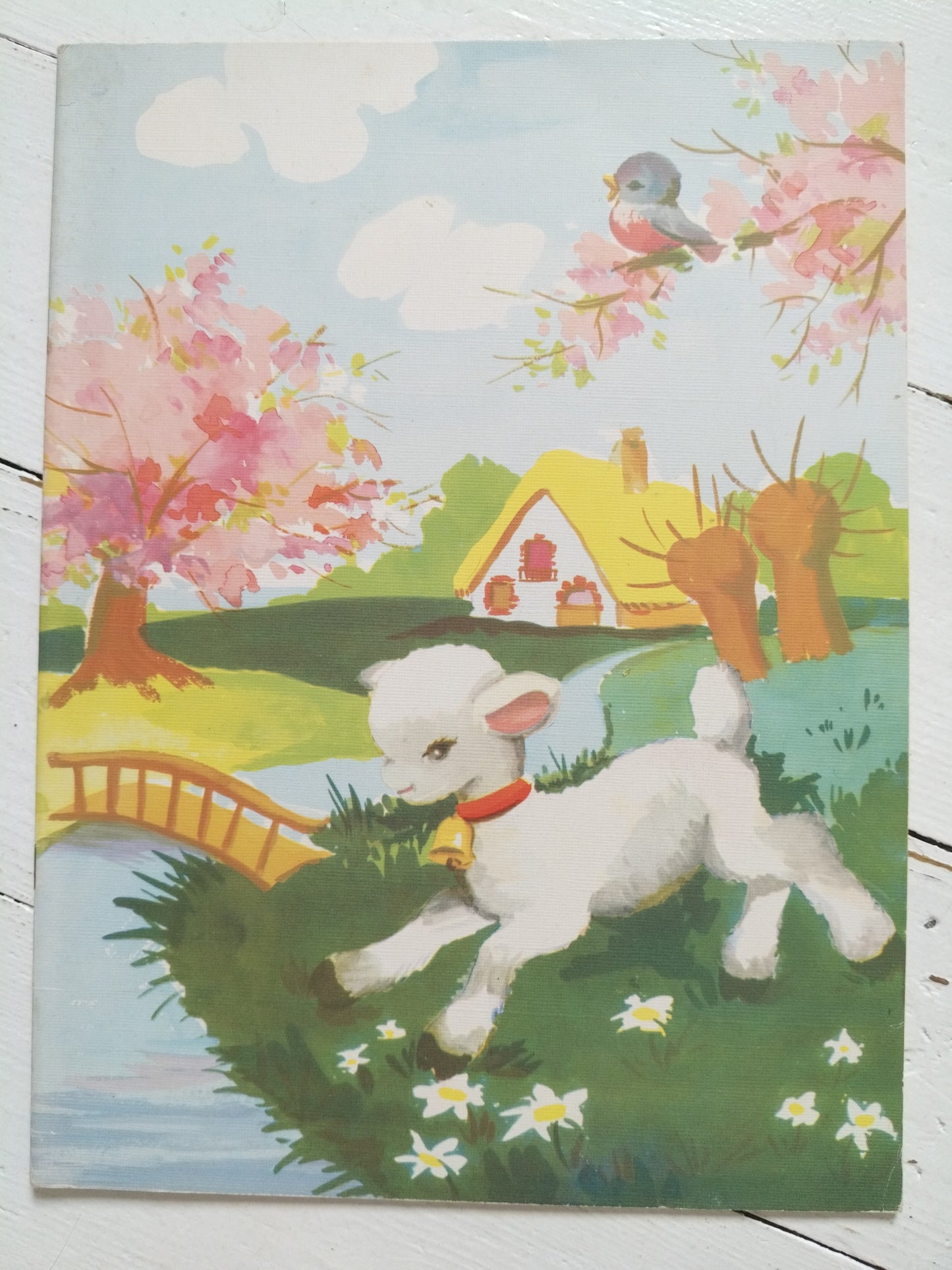 Ancien livre de dessin et coloriage vierge éditions du Pélican Blanc - cetaitmieuxavant