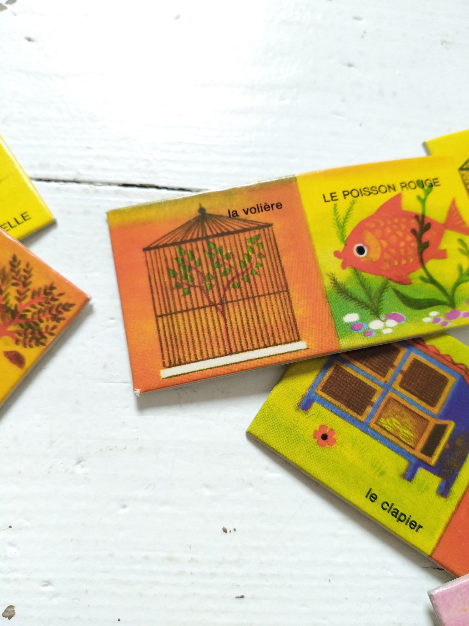 Jeu éducatif dominos logis des animaux par Fernand Nathan 1972 - cetaitmieuxavant