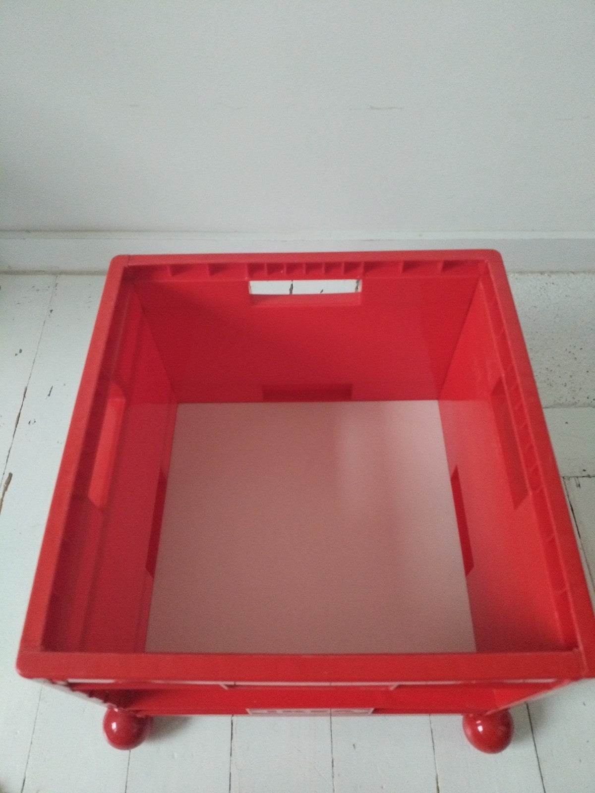 Box de rangement à roulettes en plastique Ikea Märd 90's