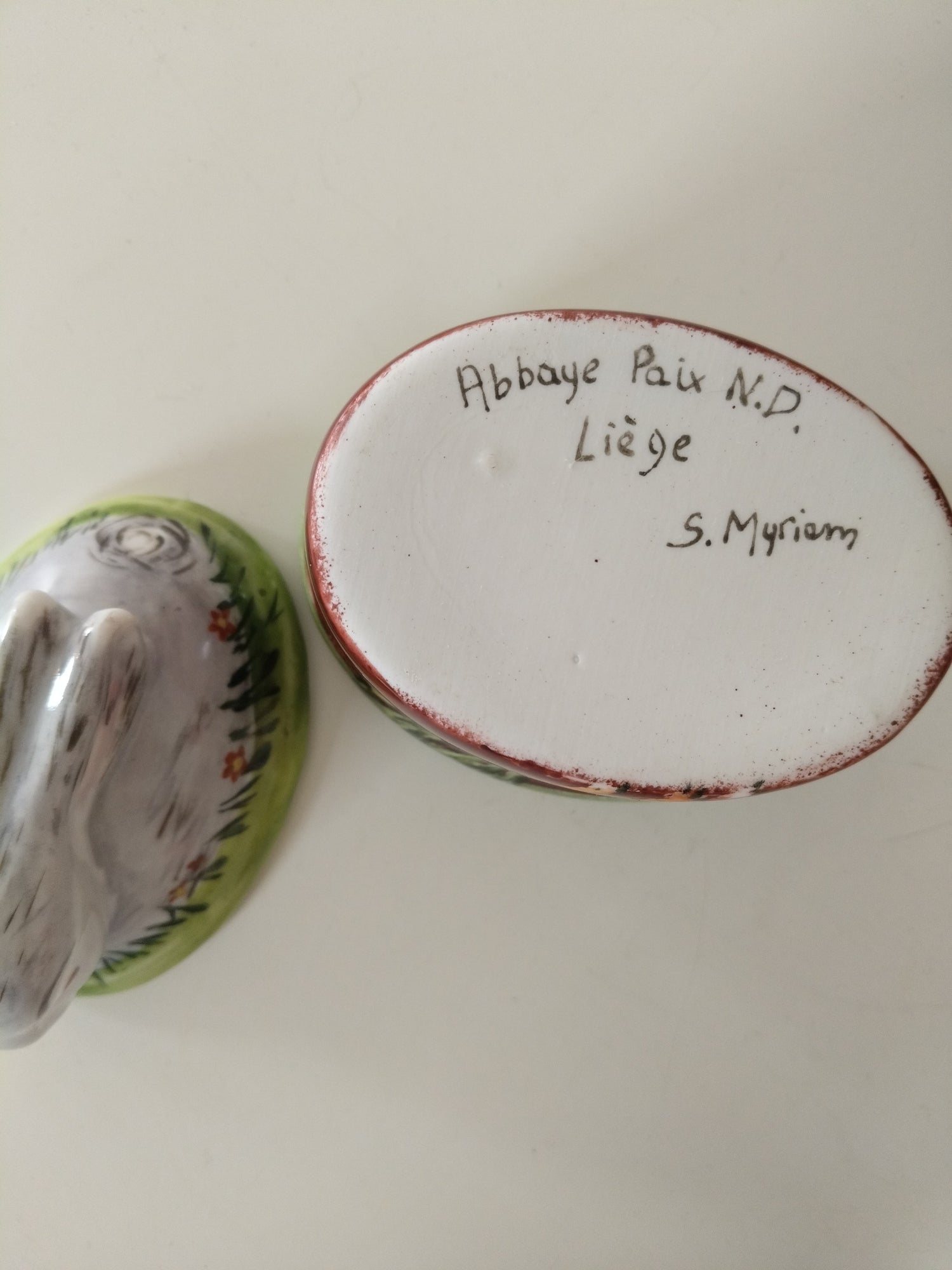 Petite terrine/ boîte lapin en céramique - cetaitmieuxavant