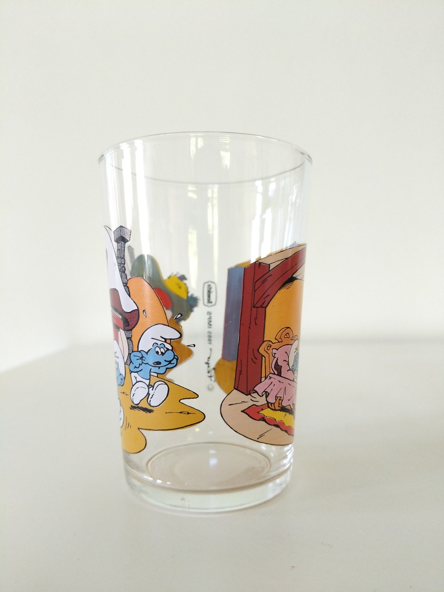 Verre publicitaire Bénédictin Schtroumpfs Peyo 1985-1986 au choix - cetaitmieuxavant