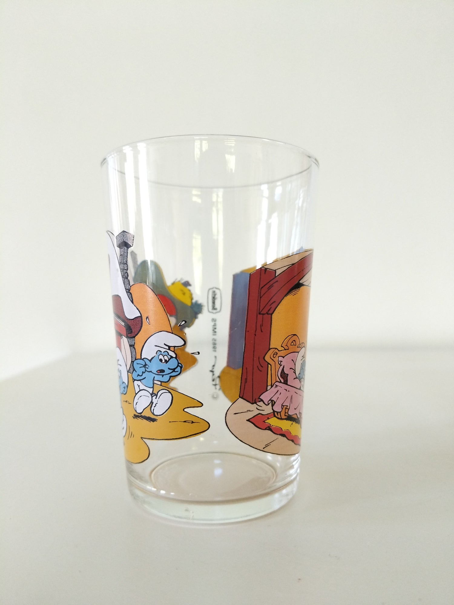 Verre publicitaire Bénédictin Schtroumpfs Peyo 1985-1986 au choix - cetaitmieuxavant