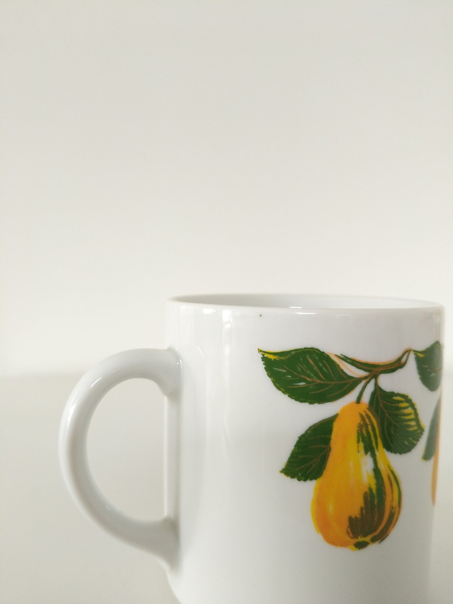 Mug en porcelaine Bareuther Bavaria poires ou prunes au choix - cetaitmieuxavant