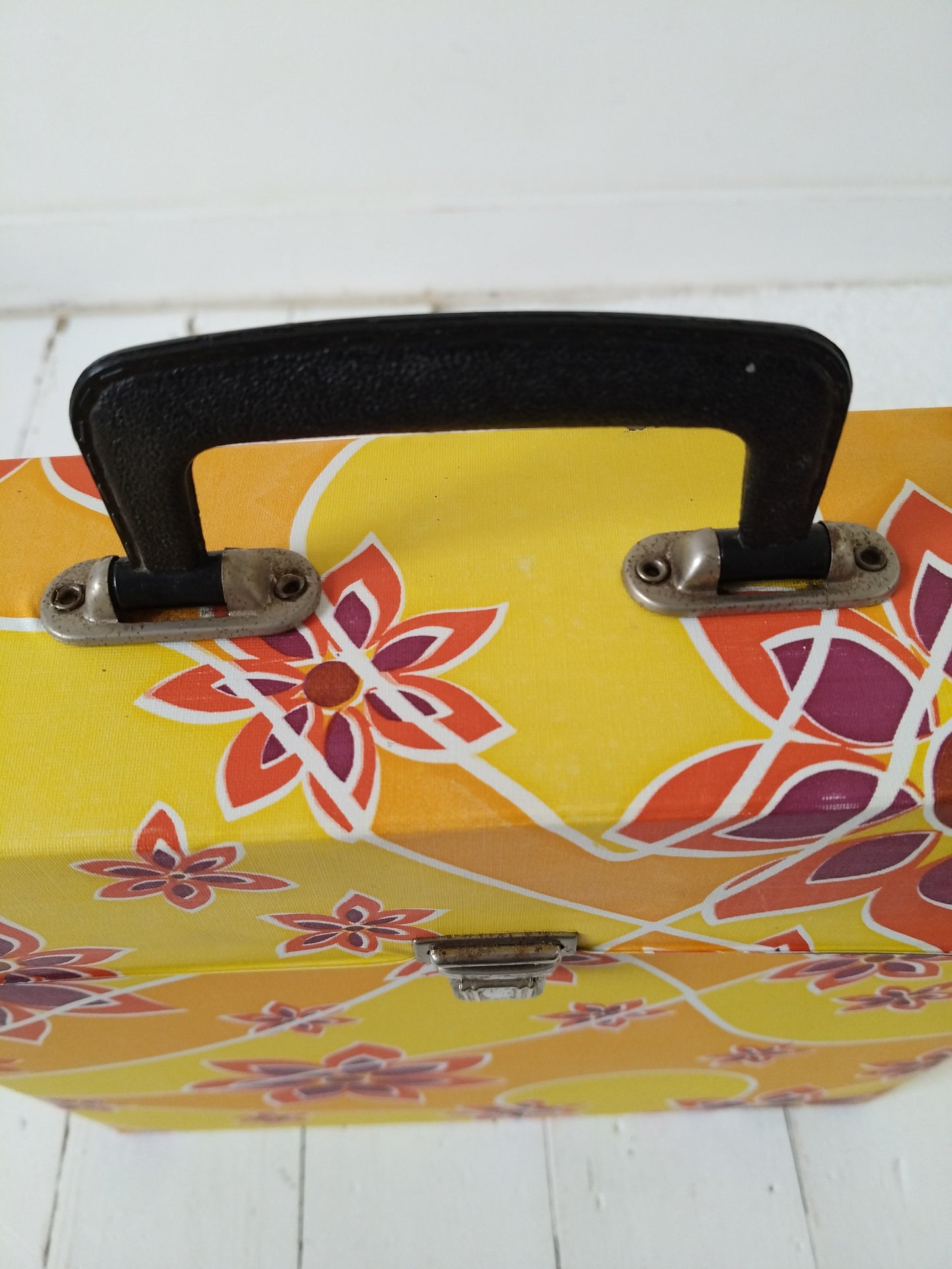 Valisette à vinyles 33T vintage