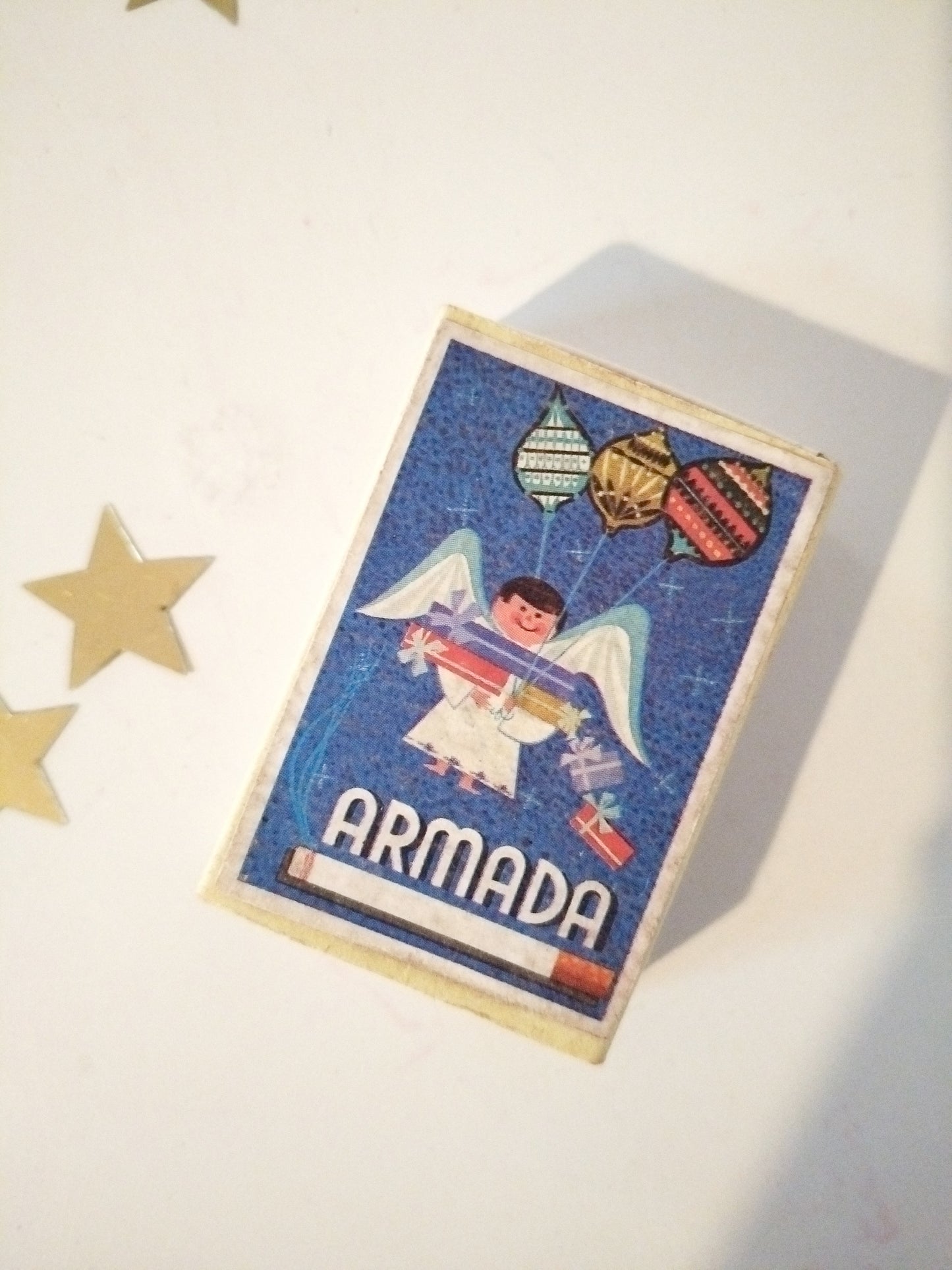 Boîte d'allumettes publicitaire cigarettes Armada