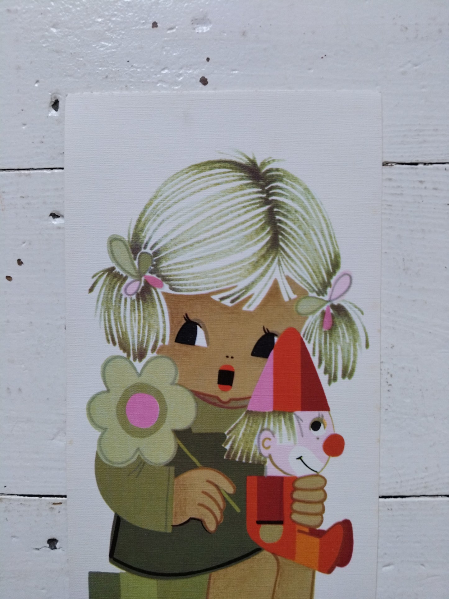 Ancienne carte postale Jaklien Moerman 70's au choix