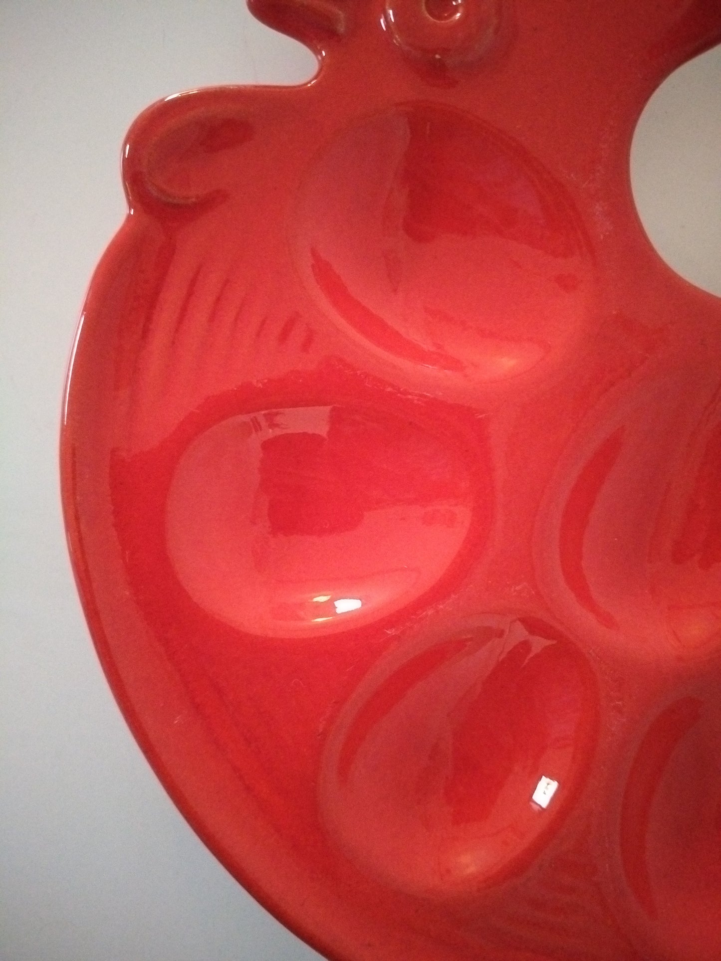 Plateau/ plat à œufs Waechtersbach poule